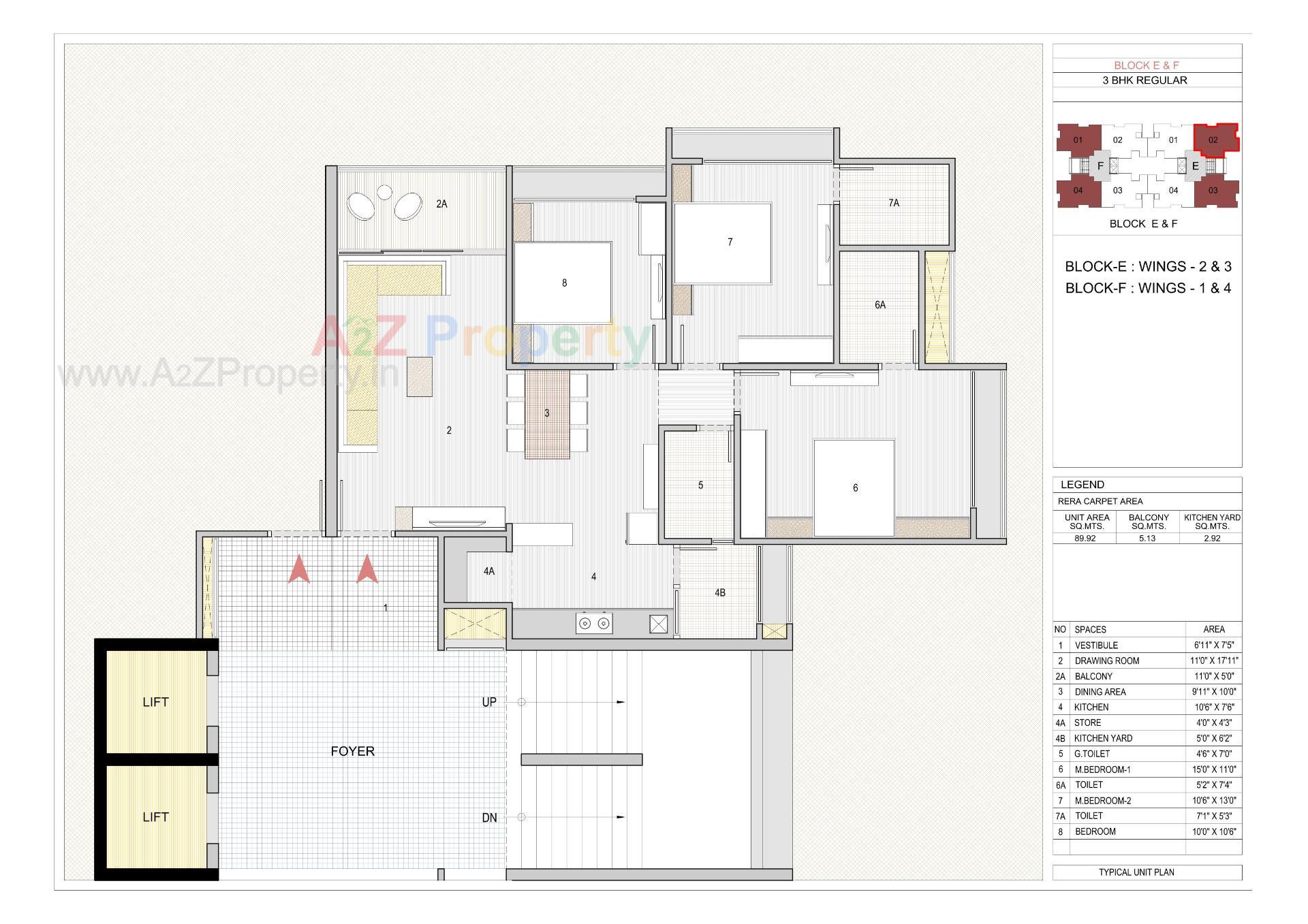 Layout of real estate project Olive Greens located at Gota, Ahmedabad, Gujarat