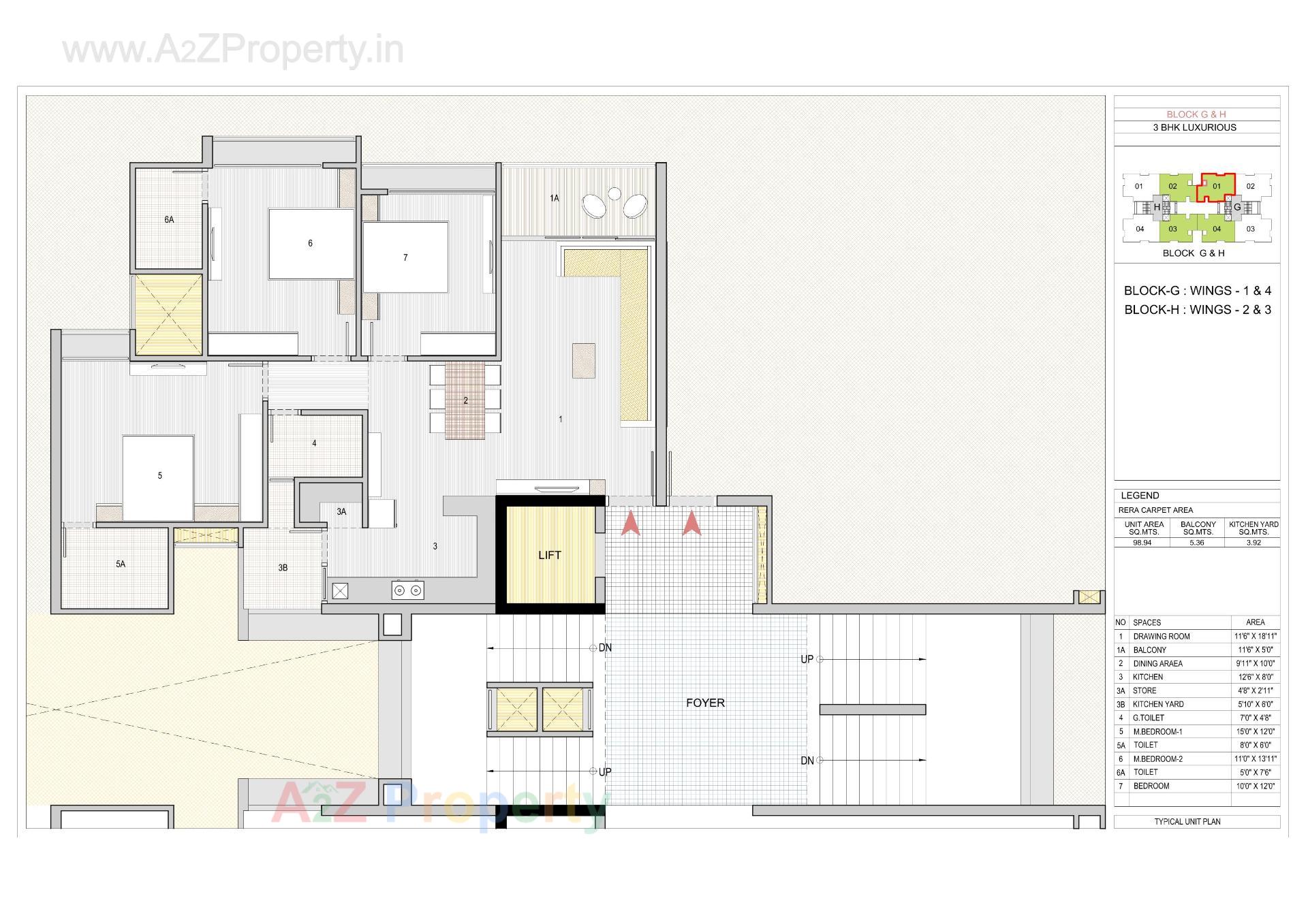 Layout of real estate project Olive Greens located at Gota, Ahmedabad, Gujarat