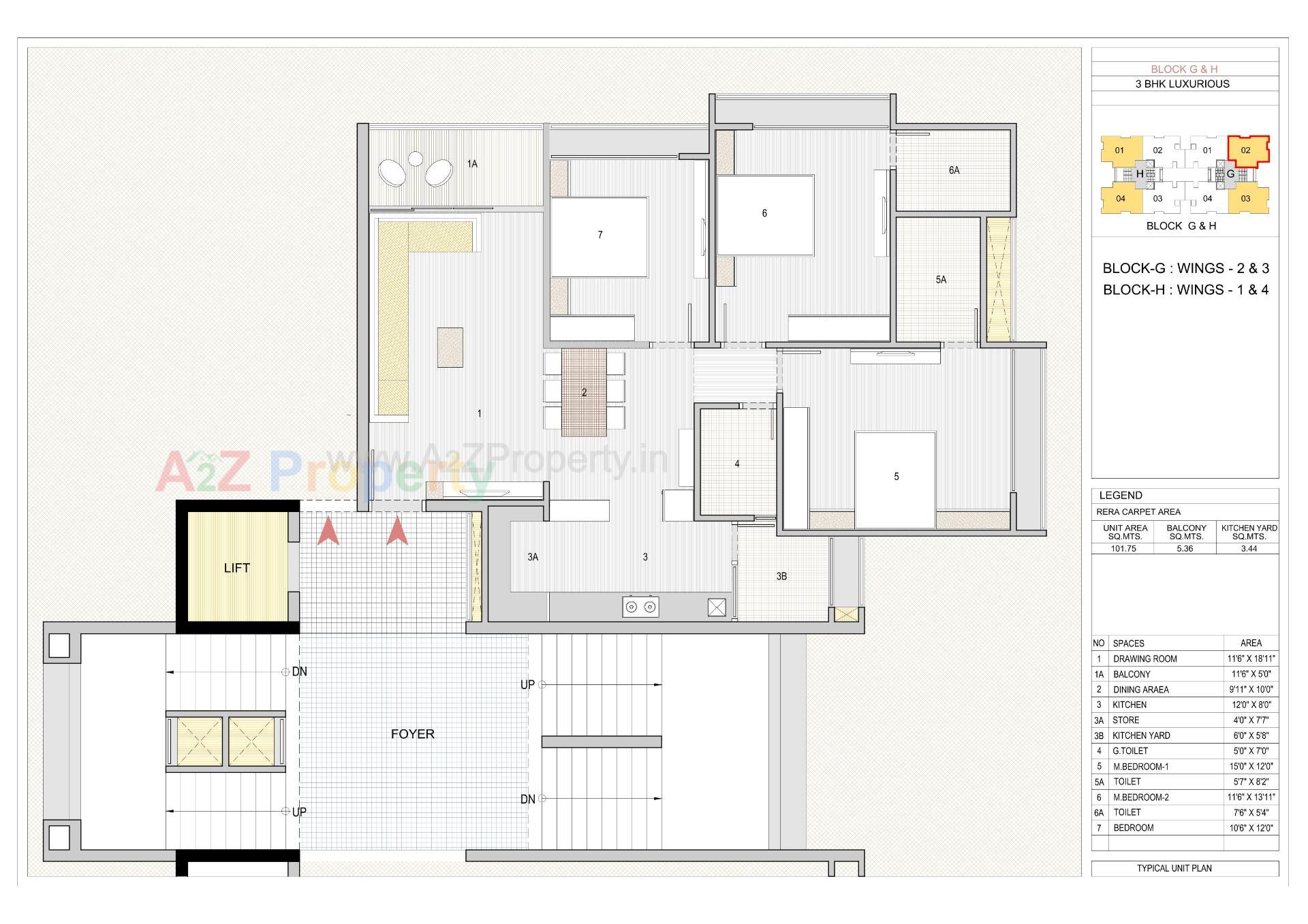 Layout of real estate project Olive Greens located at Gota, Ahmedabad, Gujarat