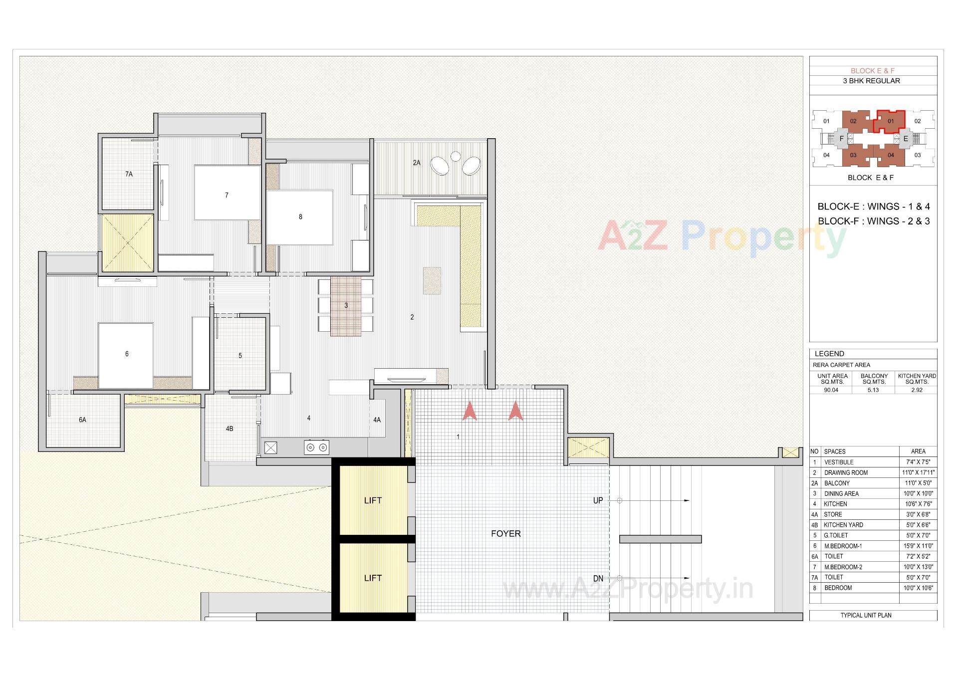 Layout of real estate project Olive Greens located at Gota, Ahmedabad, Gujarat