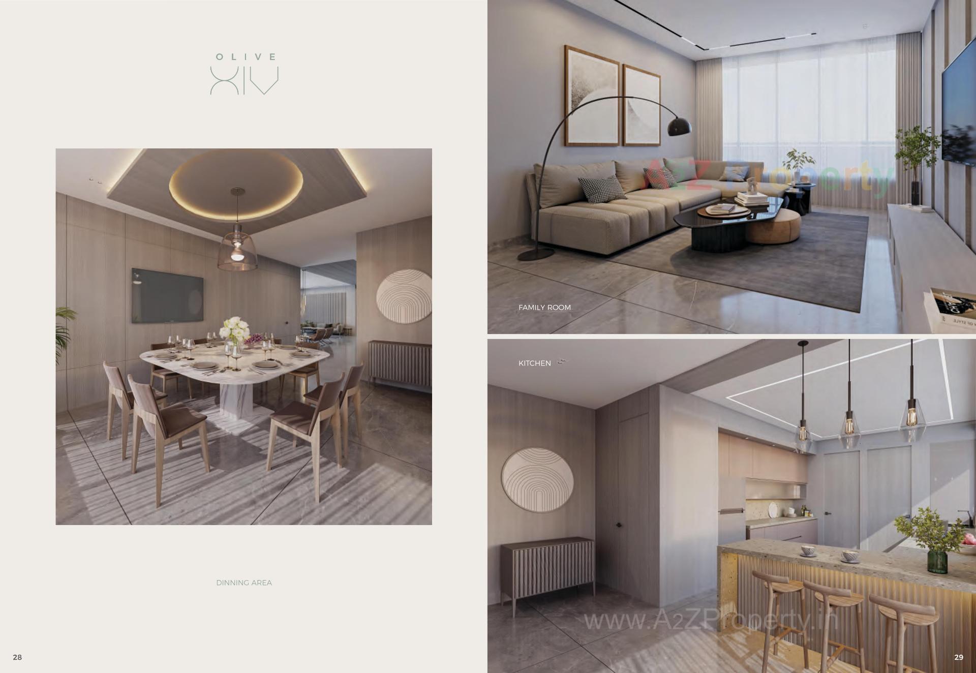 3D Elevation of real estate project Olive Xiv located at Vastrapur, Ahmedabad, Gujarat