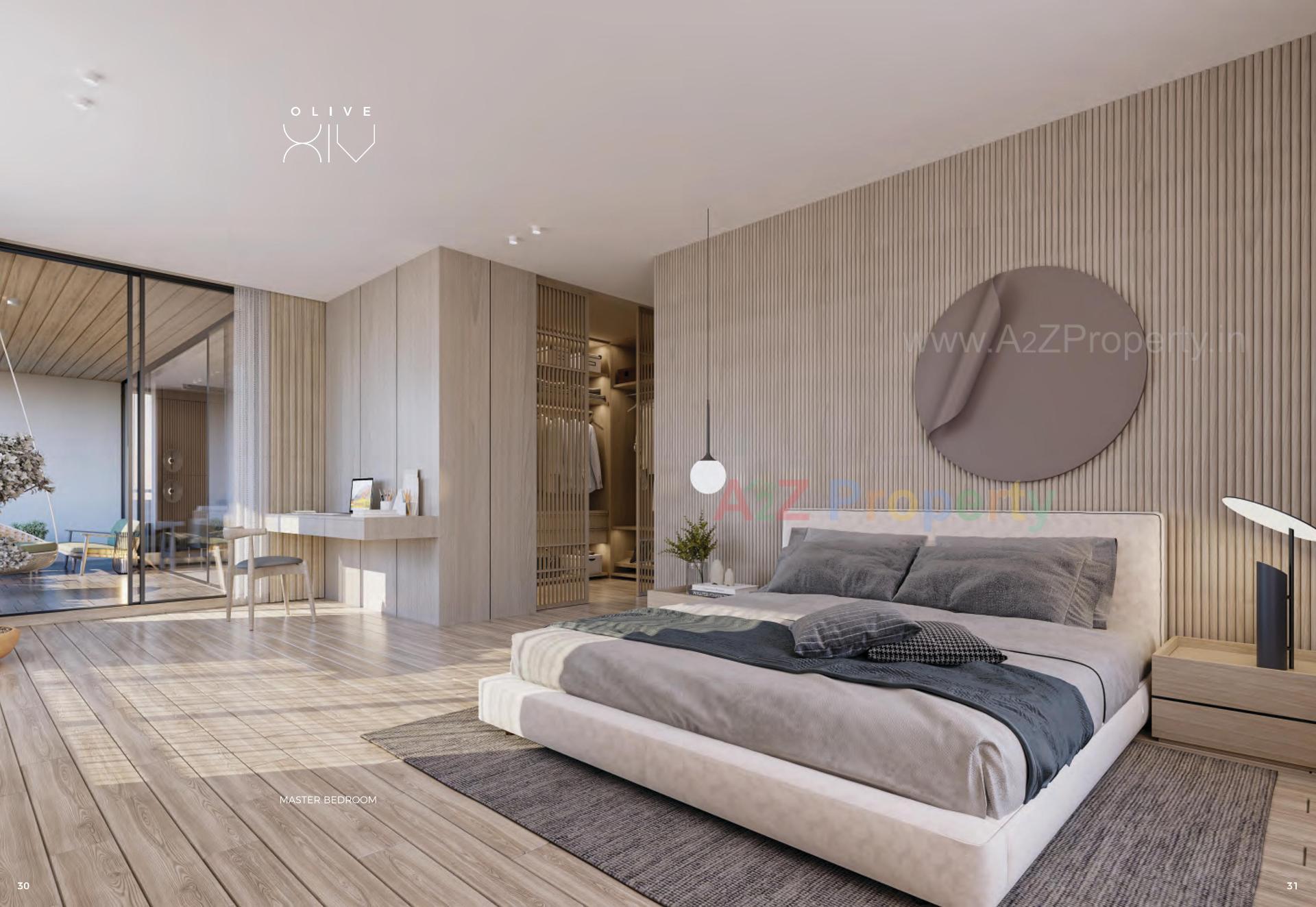 3D Elevation of real estate project Olive Xiv located at Vastrapur, Ahmedabad, Gujarat