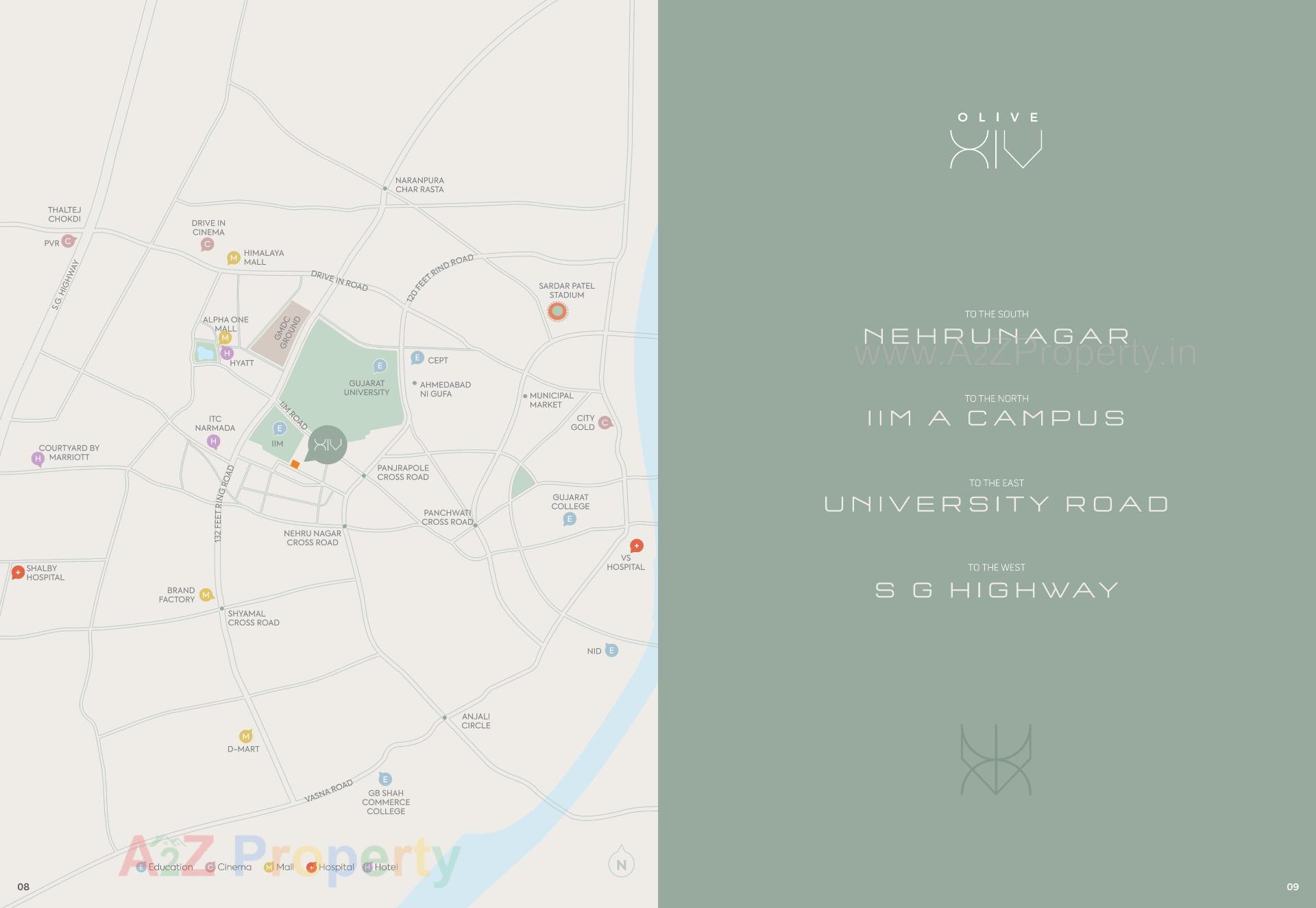  of real estate project Olive Xiv located at Vastrapur, Ahmedabad, Gujarat