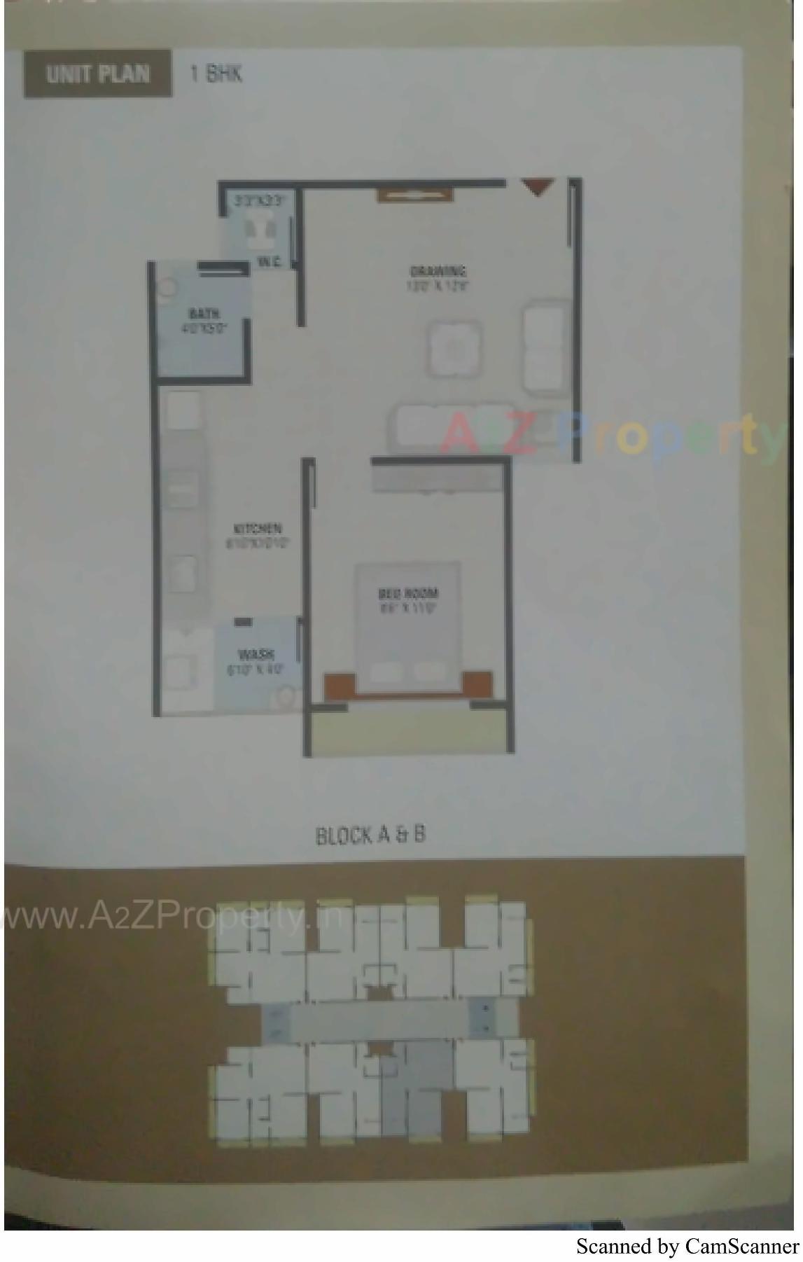 Layout of real estate project Om Afford located at Vastral, Ahmedabad, Gujarat