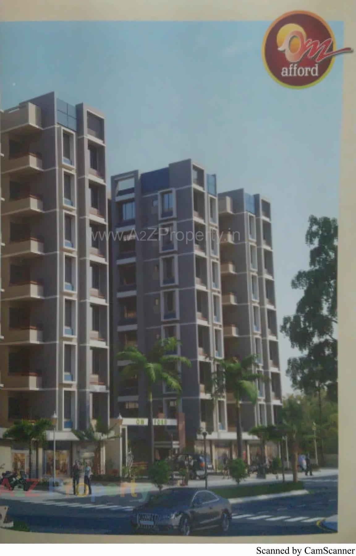 3D Elevation of real estate project Om Afford located at Vastral, Ahmedabad, Gujarat