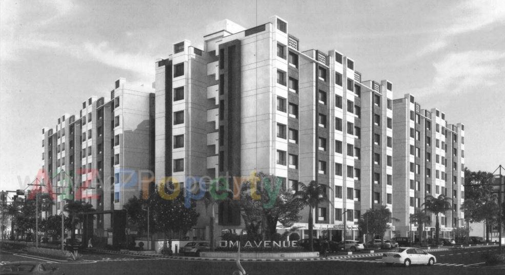 3D Elevation of real estate project Om Avenue located at Sanand, Ahmedabad, Gujarat