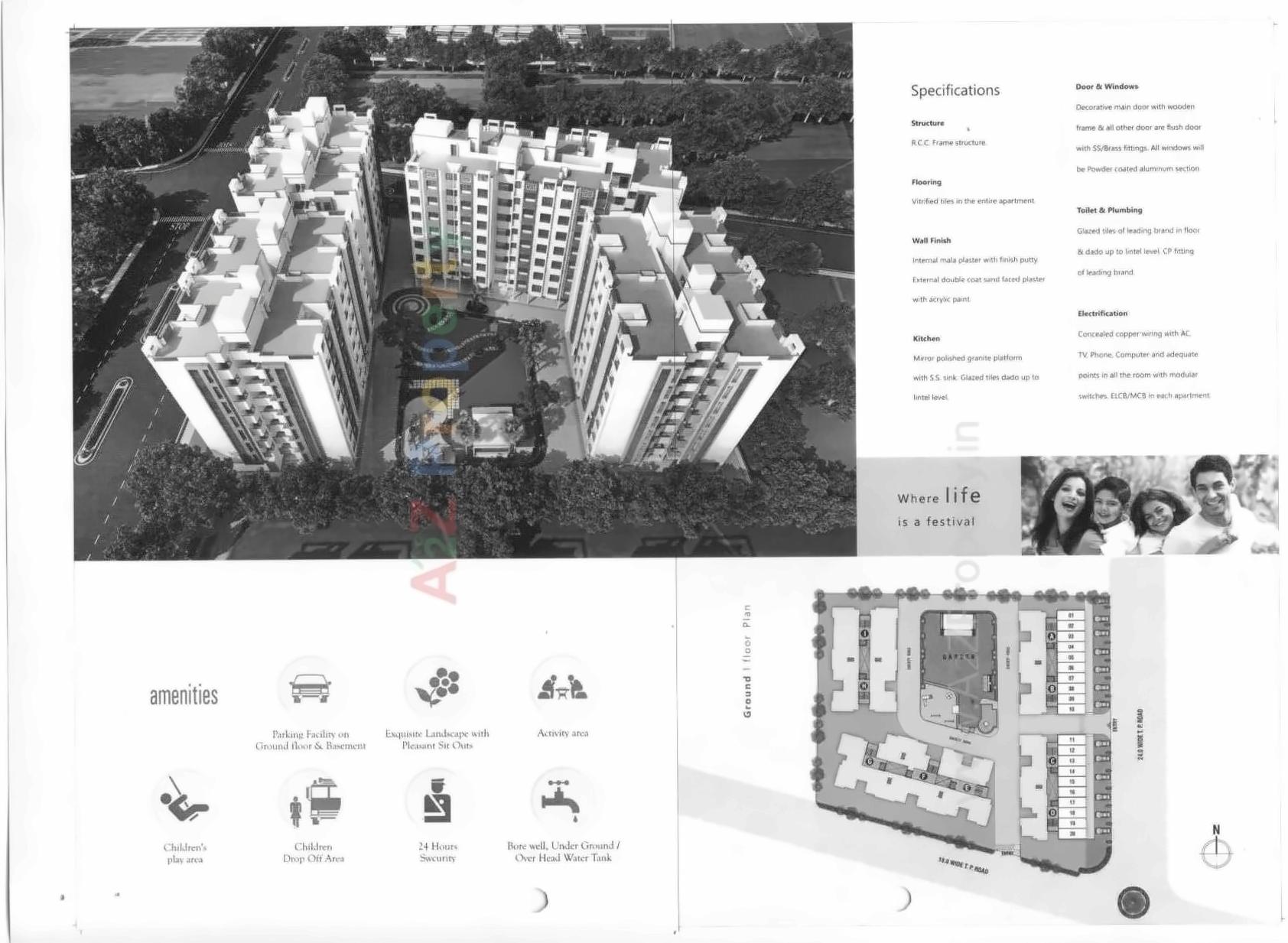  of real estate project Om Avenue located at Sanand, Ahmedabad, Gujarat