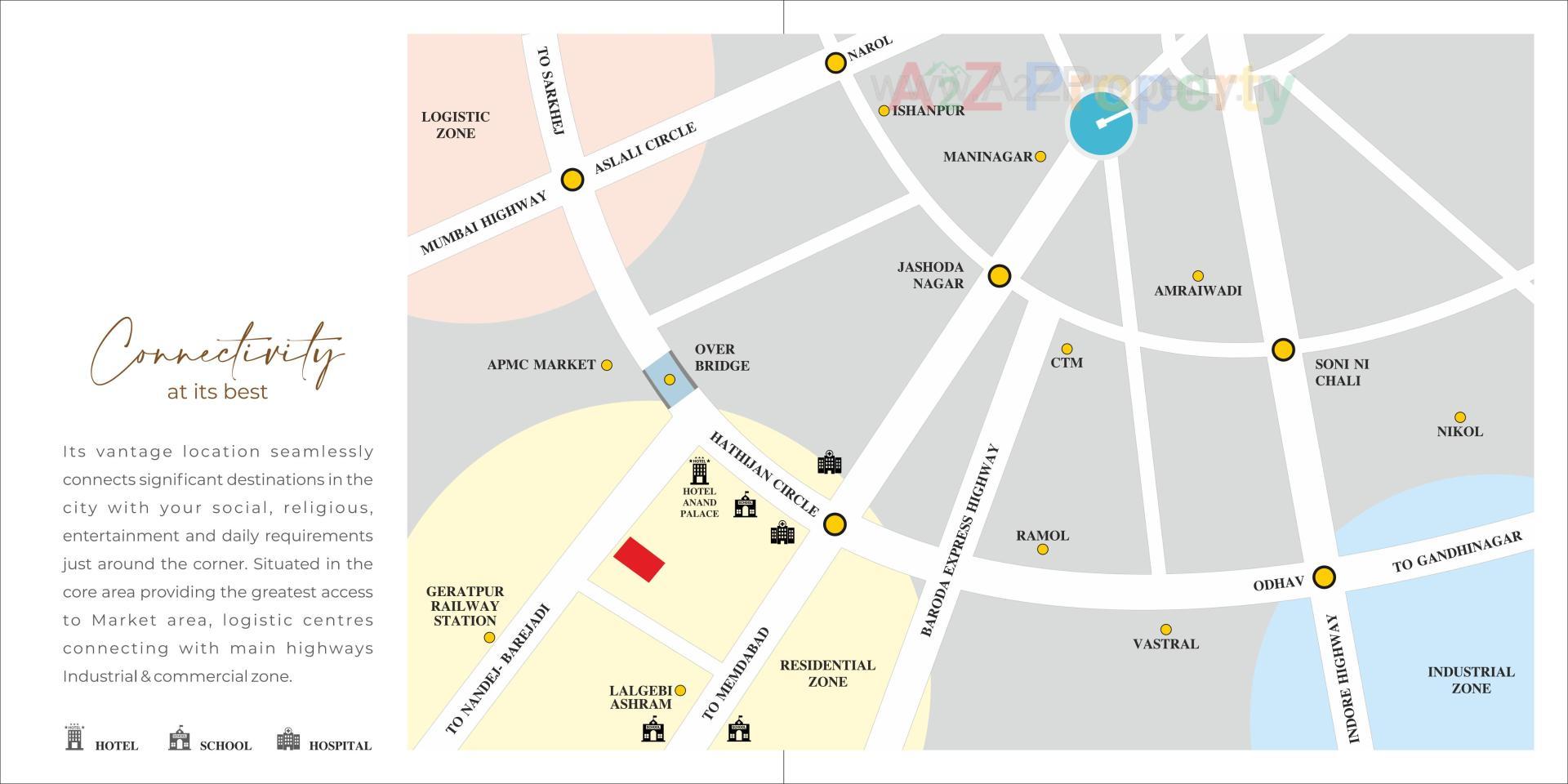  of real estate project Om County located at Vinzol, Ahmedabad, Gujarat