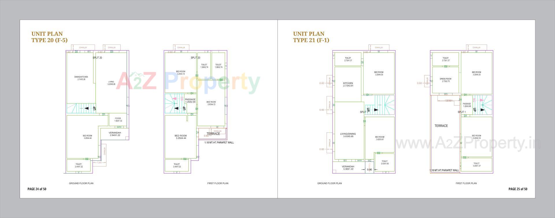 Layout of real estate project Om Courtyard located at Vinzol, Ahmedabad, Gujarat