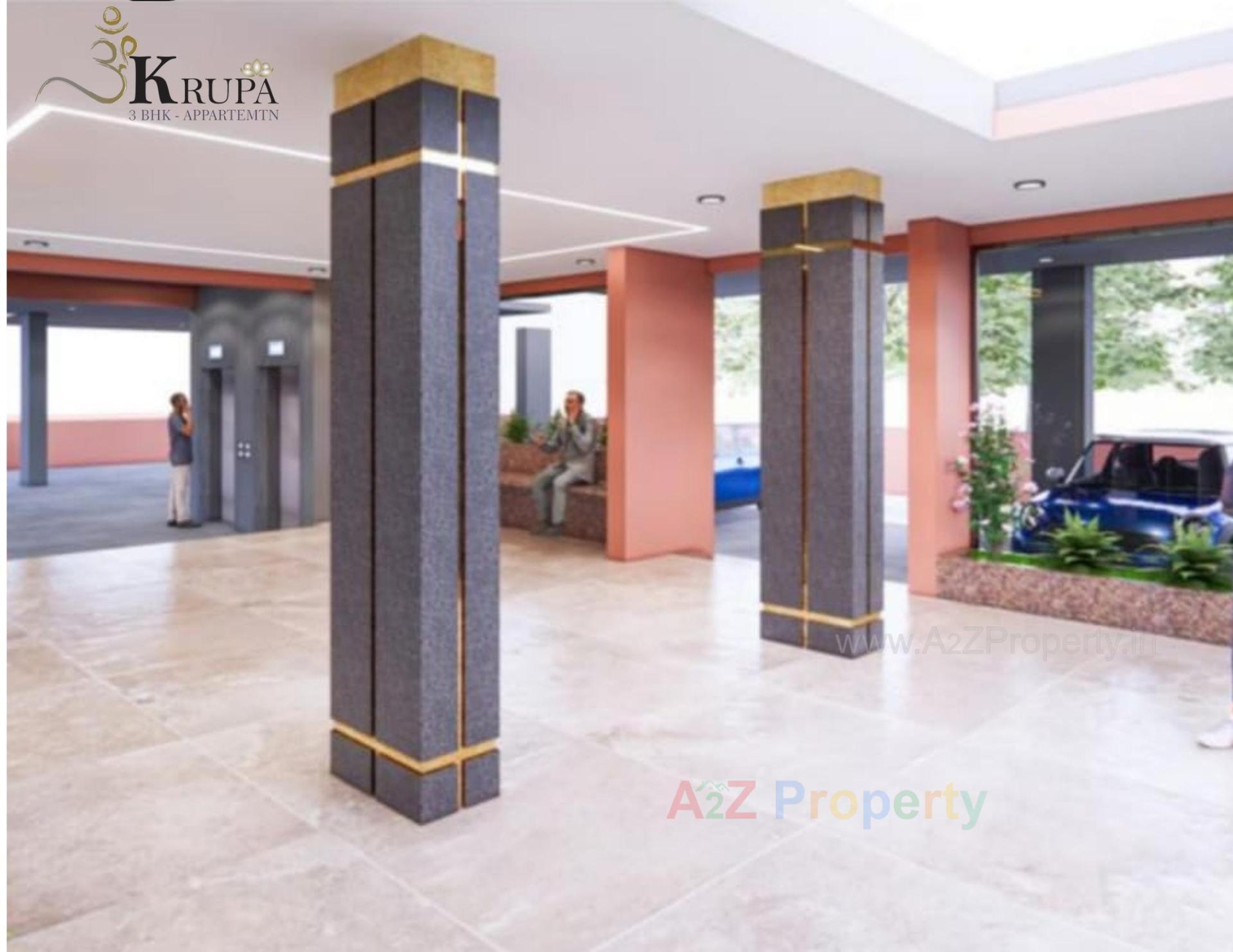 3D Elevation of real estate project Om Krupa located at Thaltej, Ahmedabad, Gujarat