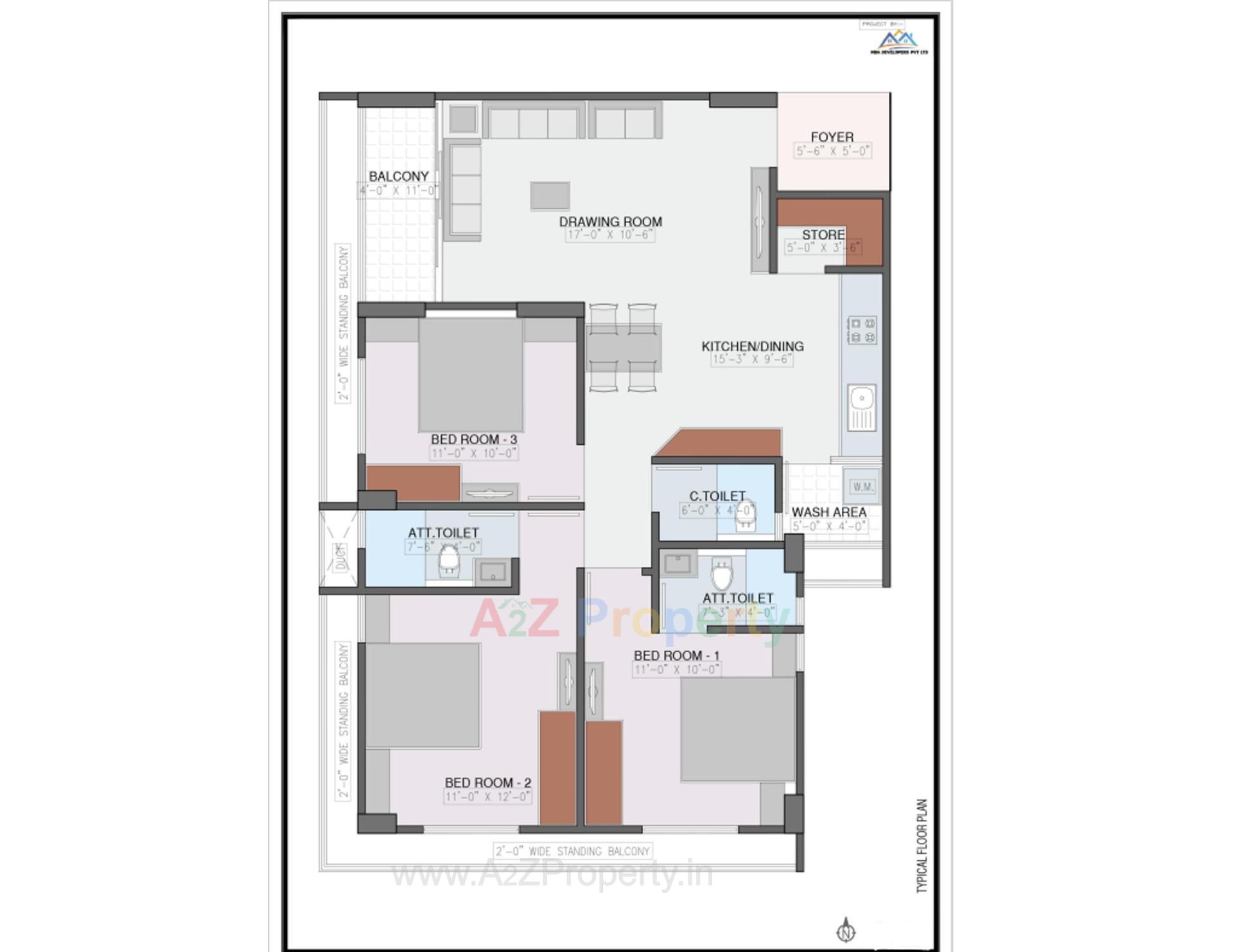 Layout of real estate project Om Krupa located at Thaltej, Ahmedabad, Gujarat