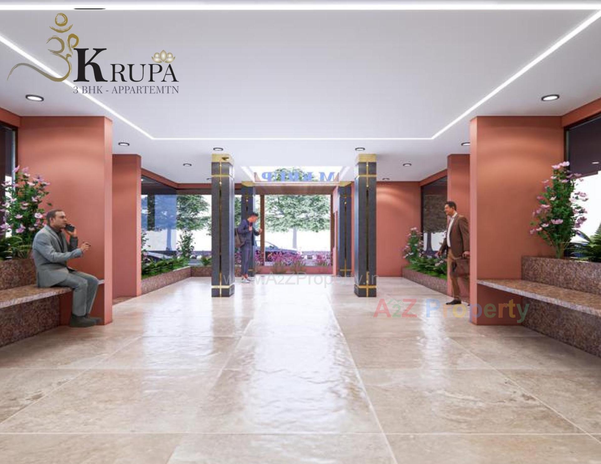3D Elevation of real estate project Om Krupa located at Thaltej, Ahmedabad, Gujarat