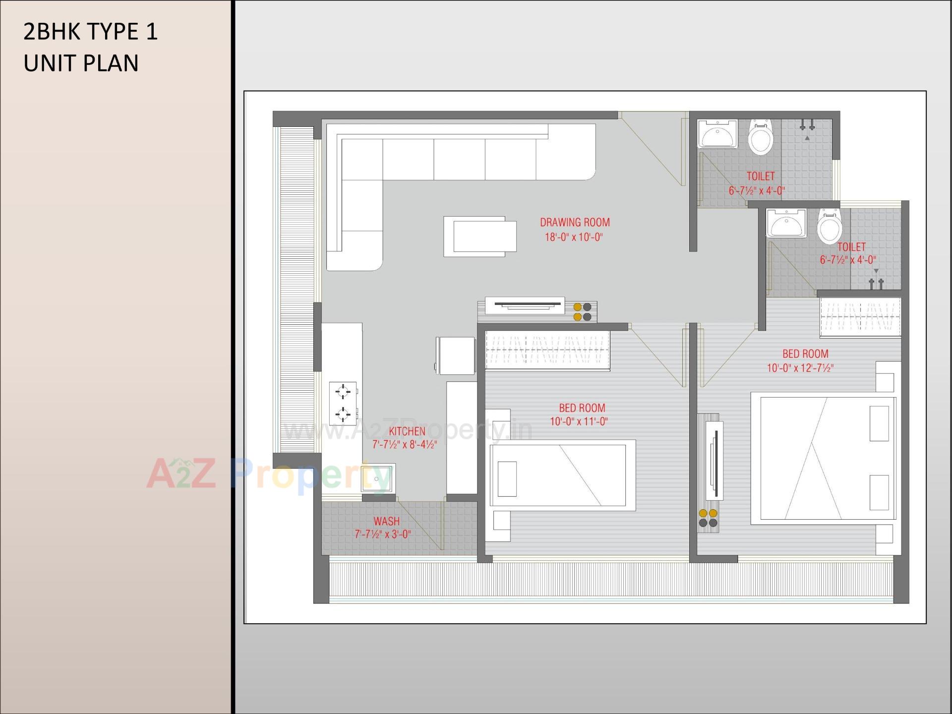Layout of real estate project Om Residency located at Chenpur, Ahmedabad, Gujarat
