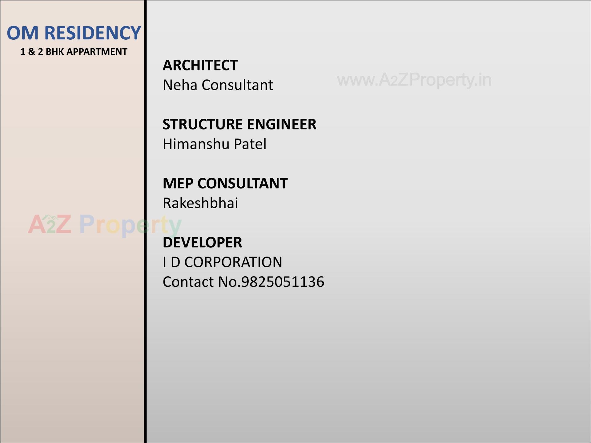  of real estate project Om Residency located at Chenpur, Ahmedabad, Gujarat