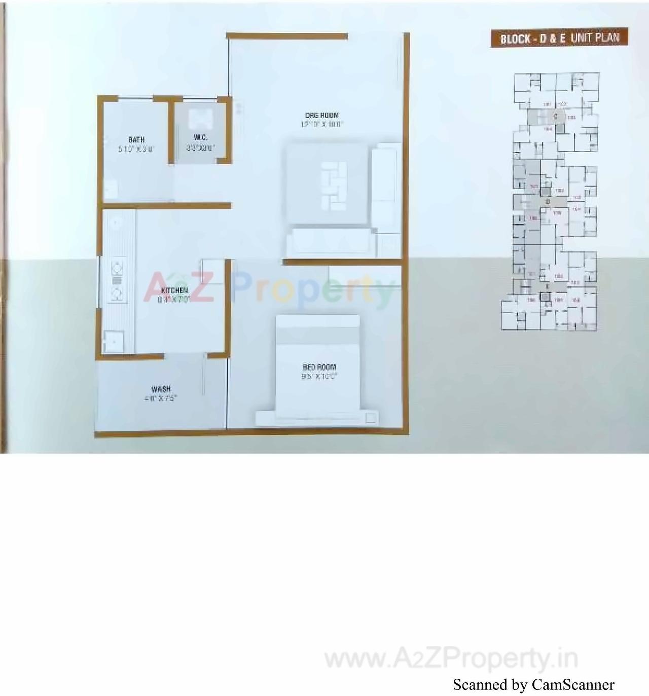 Layout of real estate project Om Villa located at Odhav, Ahmedabad, Gujarat