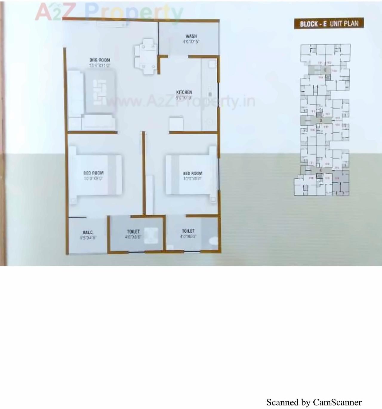 Layout of real estate project Om Villa located at Odhav, Ahmedabad, Gujarat