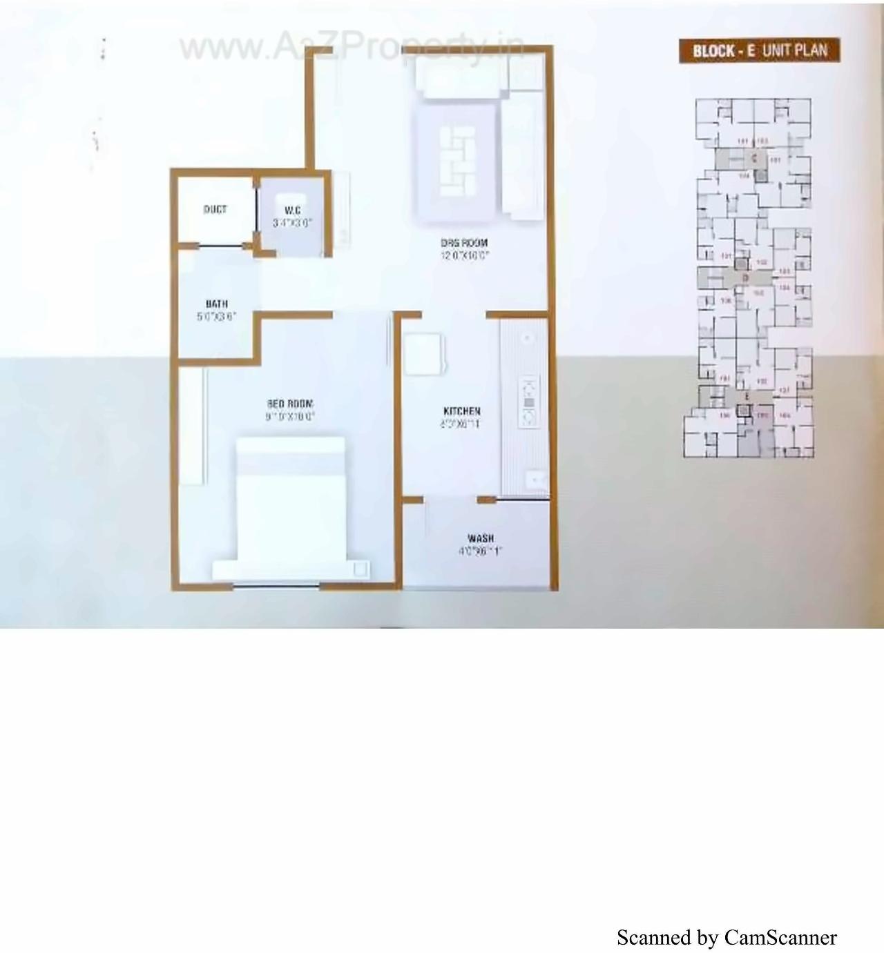 Layout of real estate project Om Villa located at Odhav, Ahmedabad, Gujarat