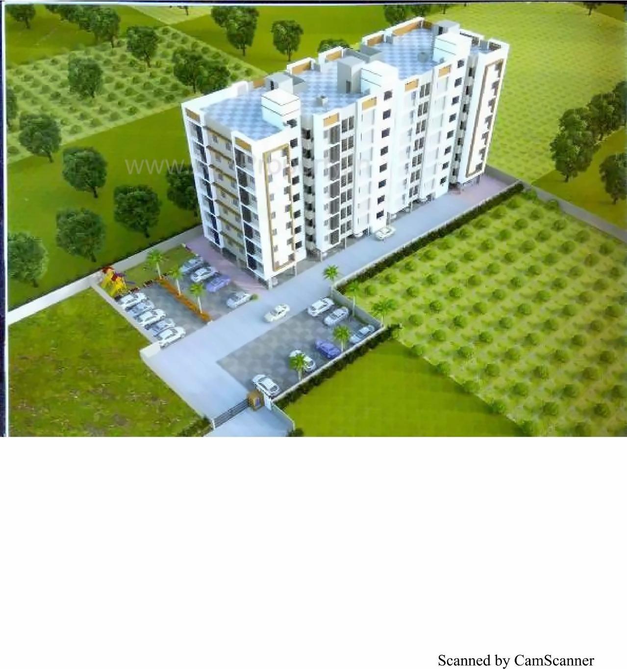 3D Elevation of real estate project Om Villa located at Odhav, Ahmedabad, Gujarat