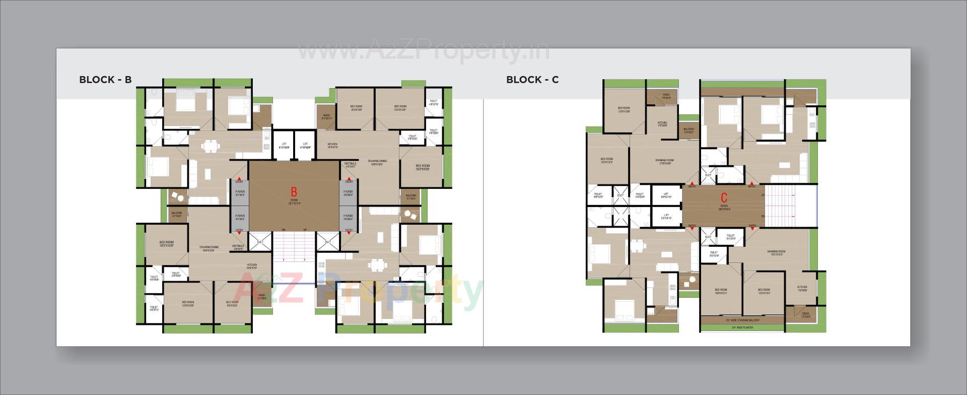 Layout of real estate project Omkar Ananta located at Bareja, Ahmedabad, Gujarat