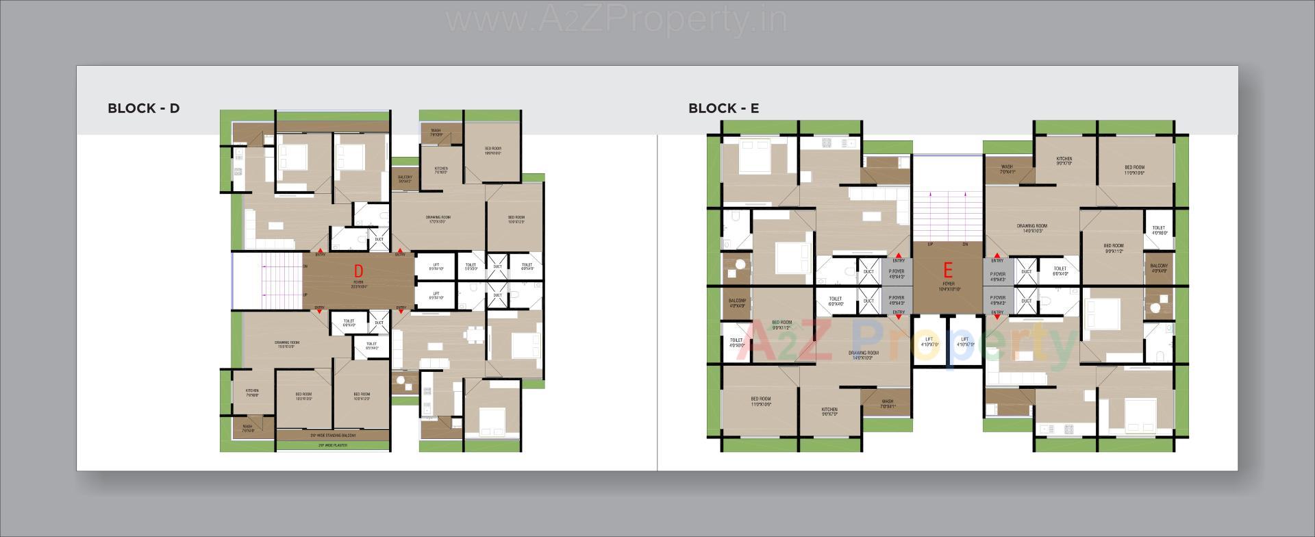 Layout of real estate project Omkar Ananta located at Bareja, Ahmedabad, Gujarat