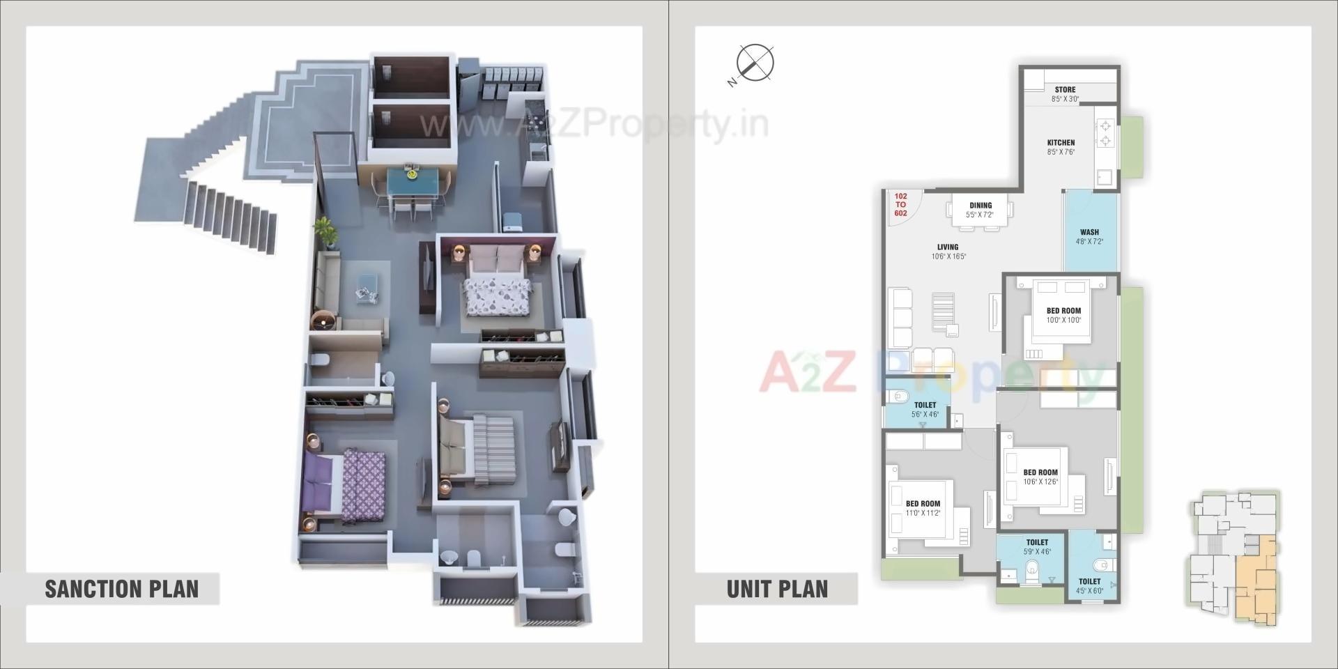 Layout of real estate project Omkar Elegance located at Zundal, Ahmedabad, Gujarat