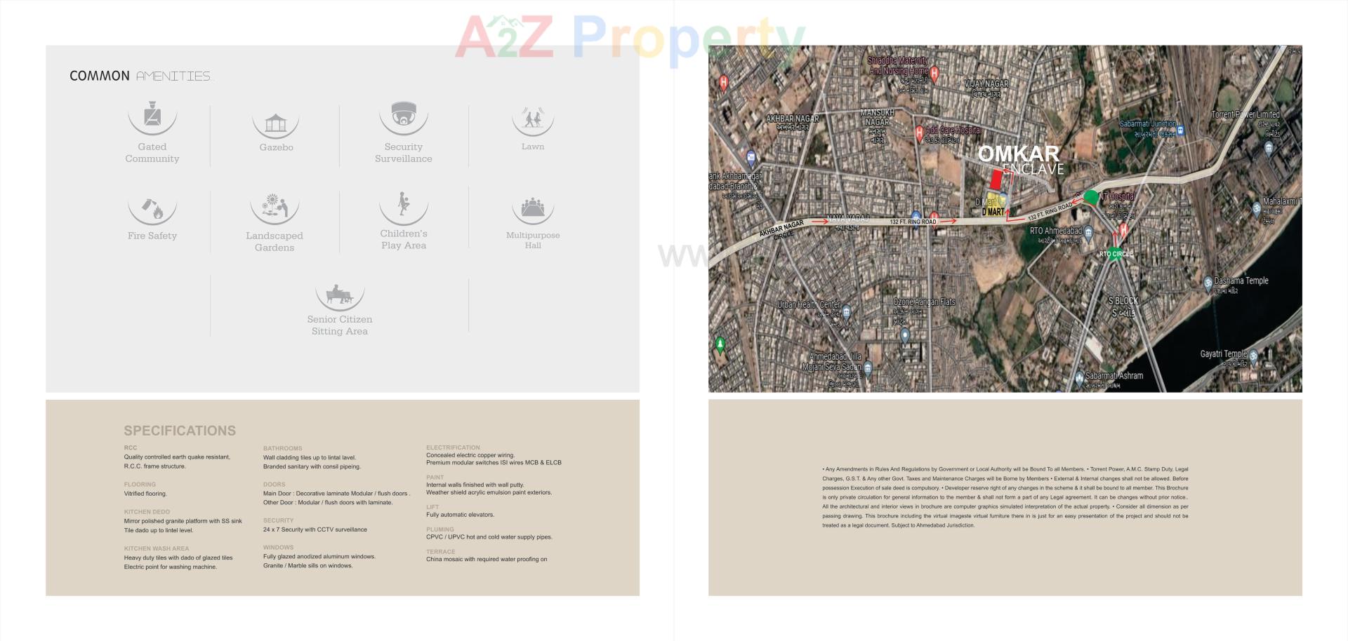  of real estate project Omkar Enclave located at Ranip, Ahmedabad, Gujarat