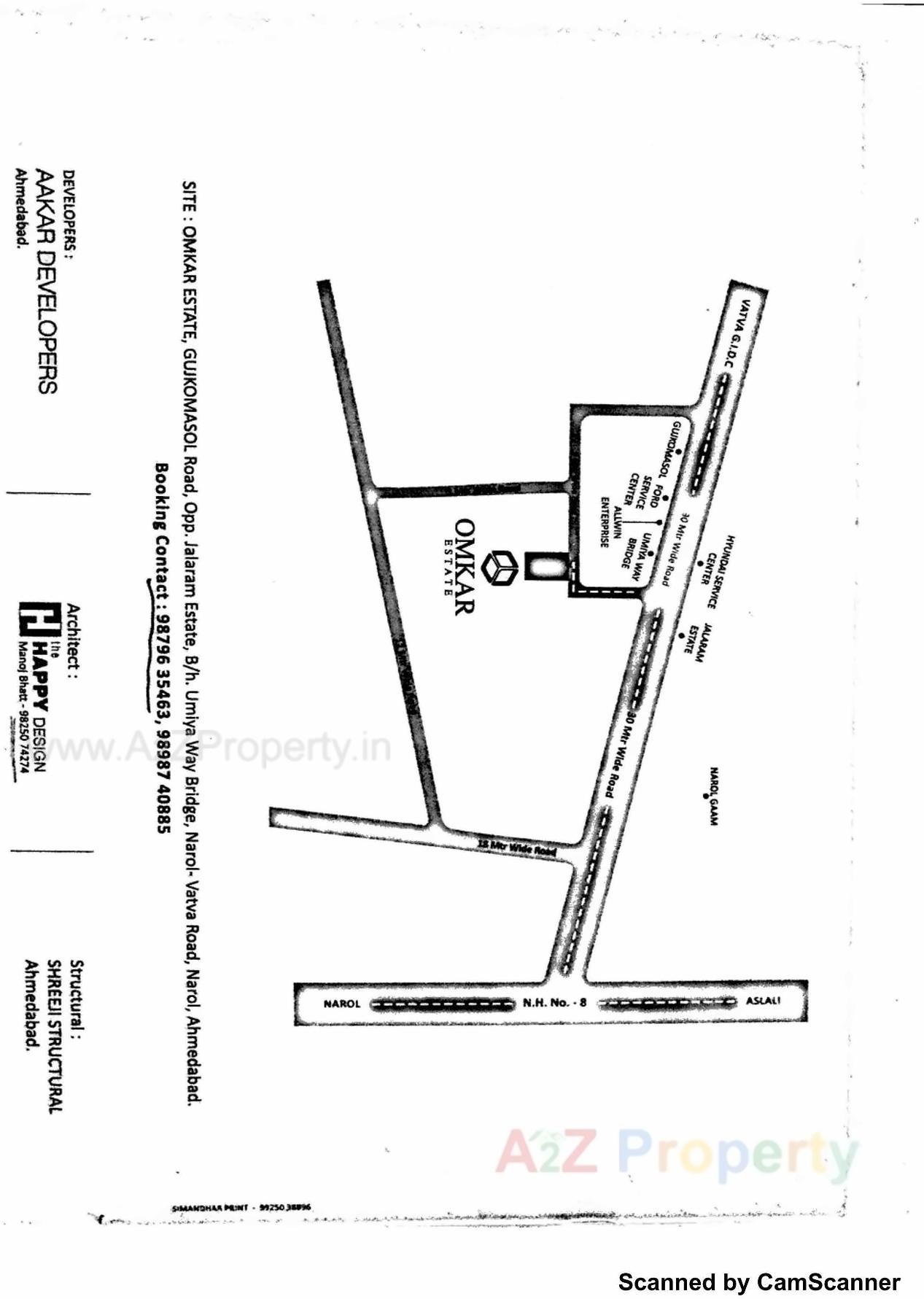  of real estate project Omkar Estate located at Narol, Ahmedabad, Gujarat