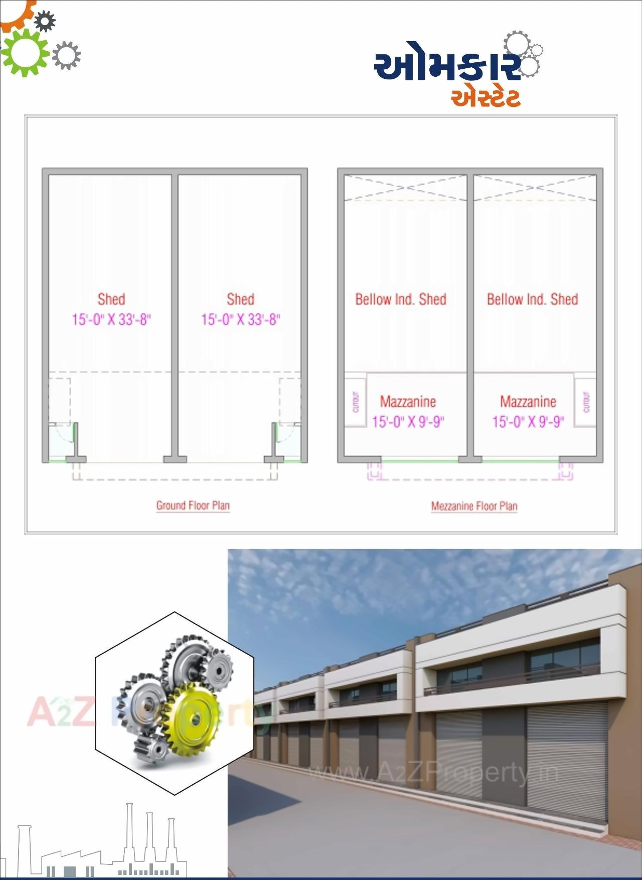 of real estate project Omkar Estate located at Ramol, Ahmedabad, Gujarat