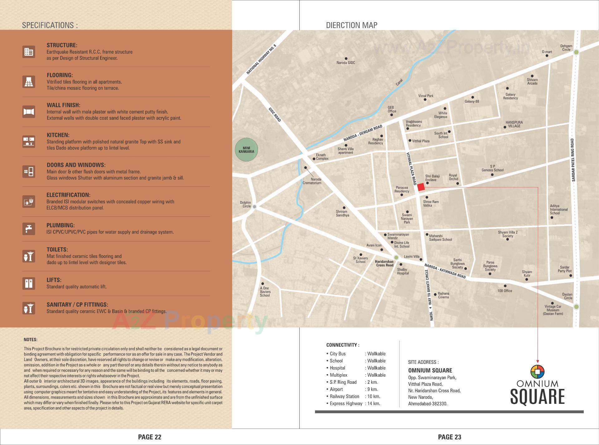  of real estate project Omnium Square located at Naroda, Ahmedabad, Gujarat