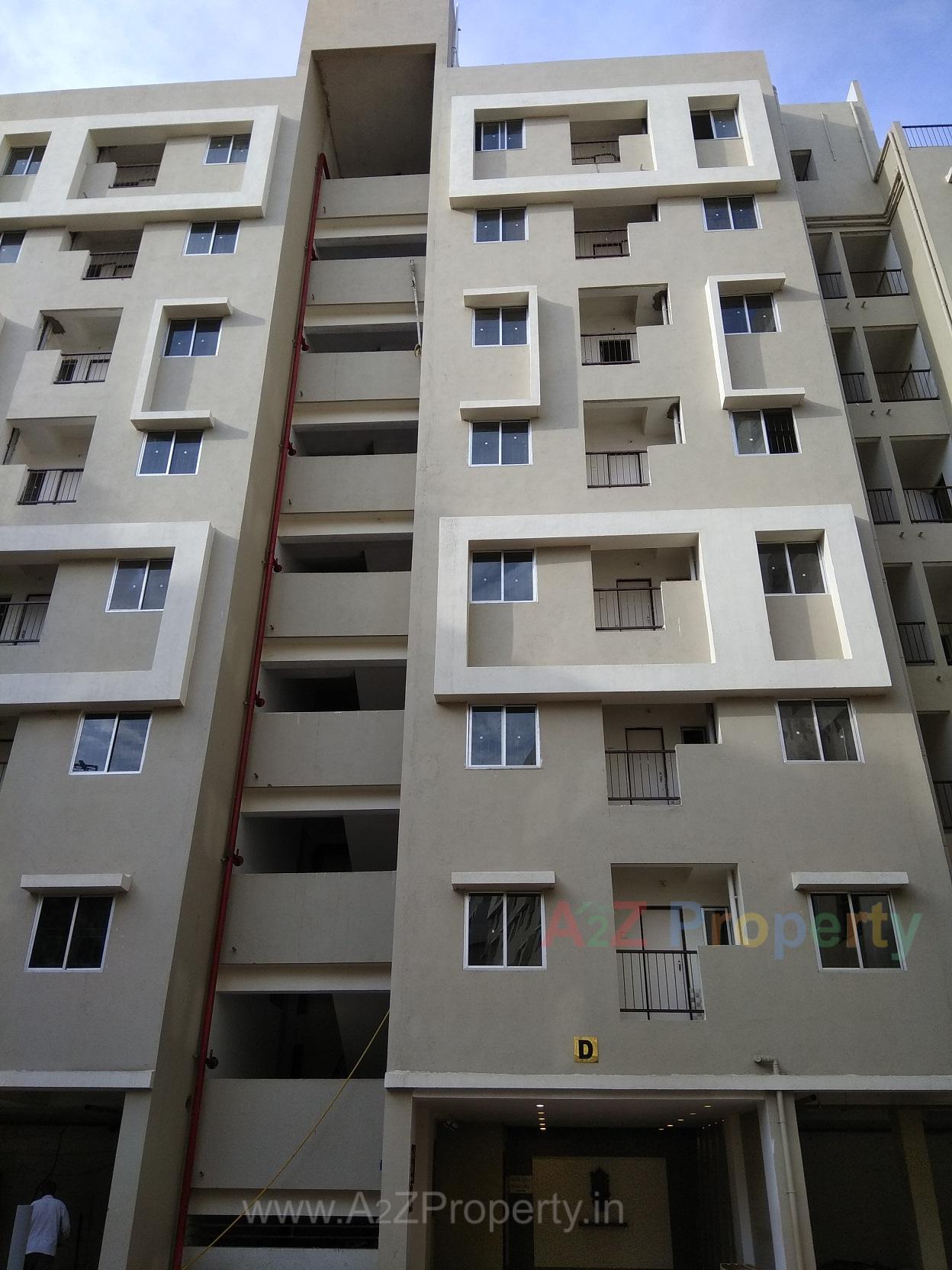 3D Elevation of real estate project Omshanti Gold Plus located at Vatva, Ahmedabad, Gujarat