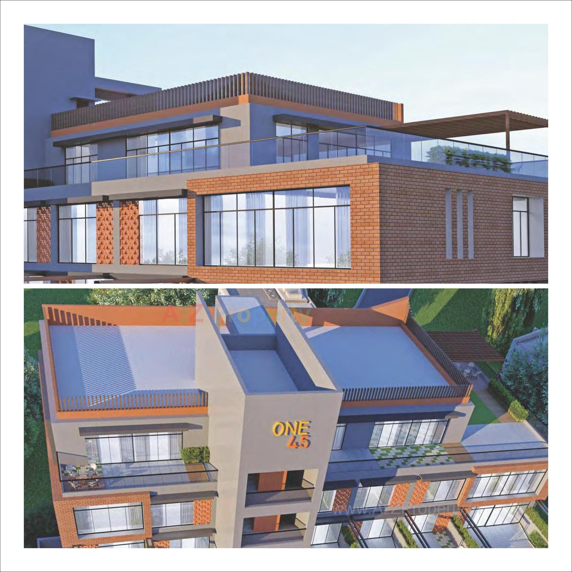 3D Elevation of real estate project One located at Sola, Ahmedabad, Gujarat