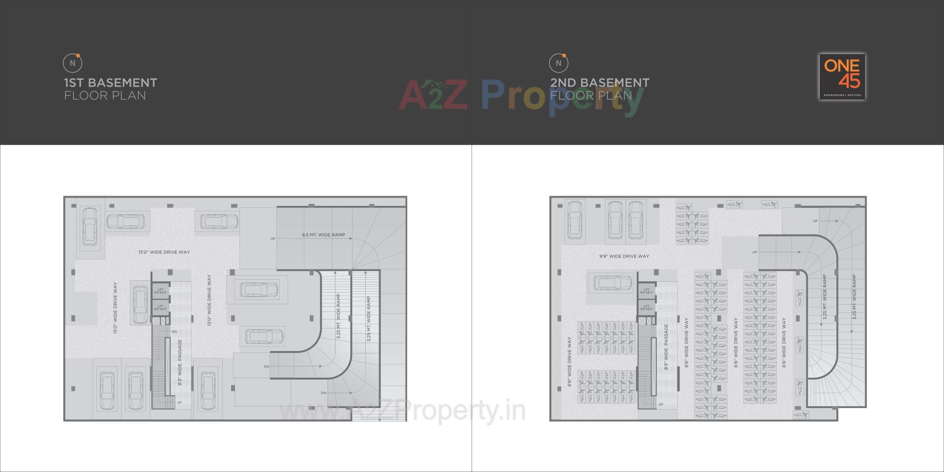 Layout of real estate project One located at Sola, Ahmedabad, Gujarat