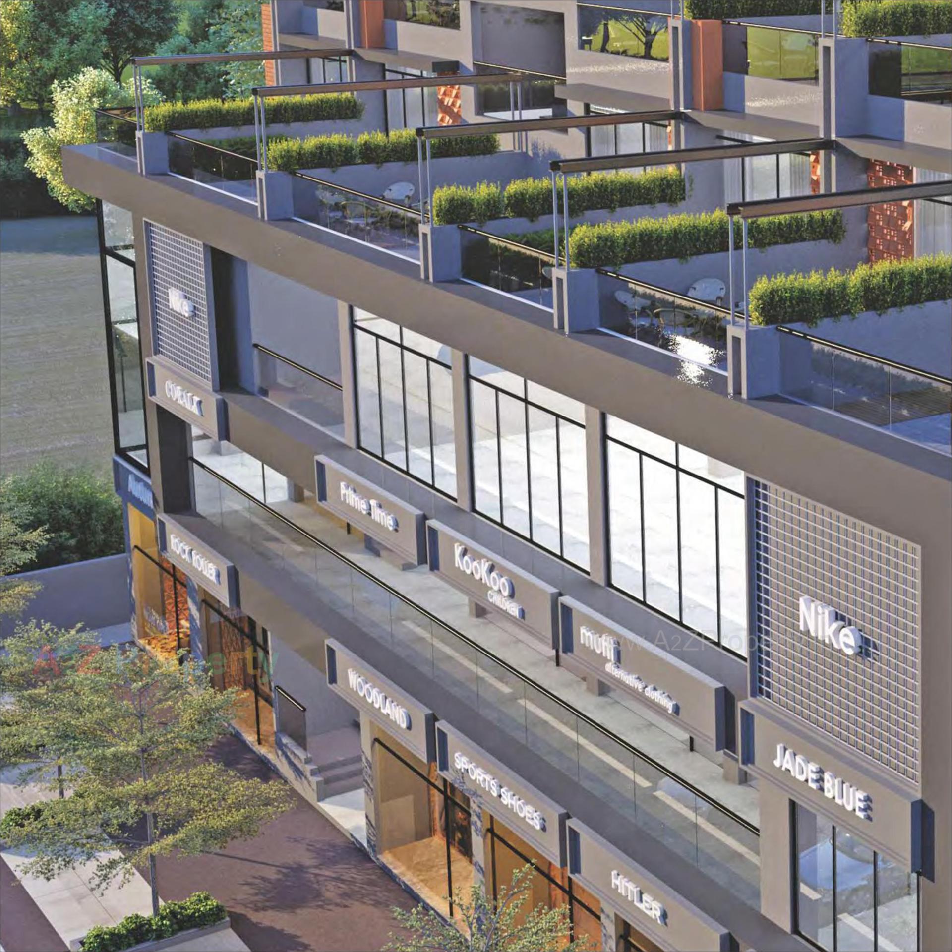 3D Elevation of real estate project One located at Sola, Ahmedabad, Gujarat