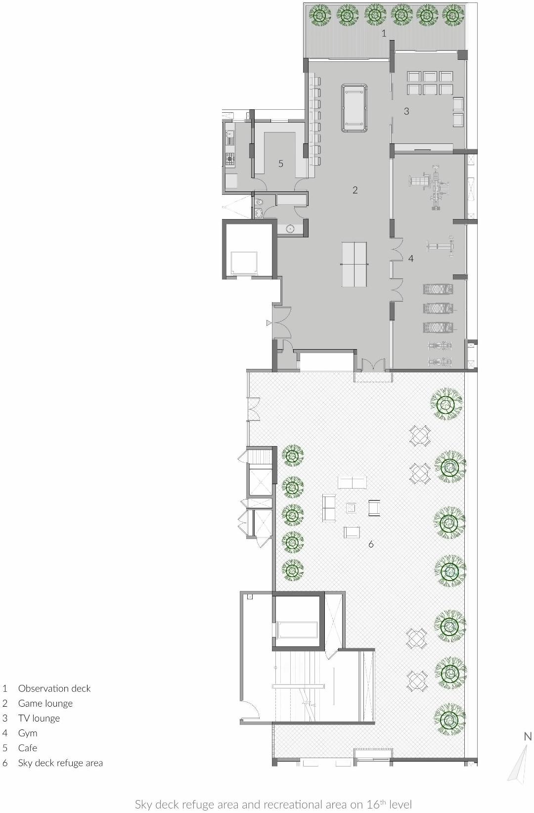 Layout of real estate project One located at Ambli, Ahmedabad, Gujarat