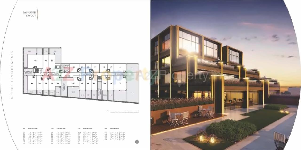 Layout of real estate project Orbit located at City, Ahmedabad, Gujarat