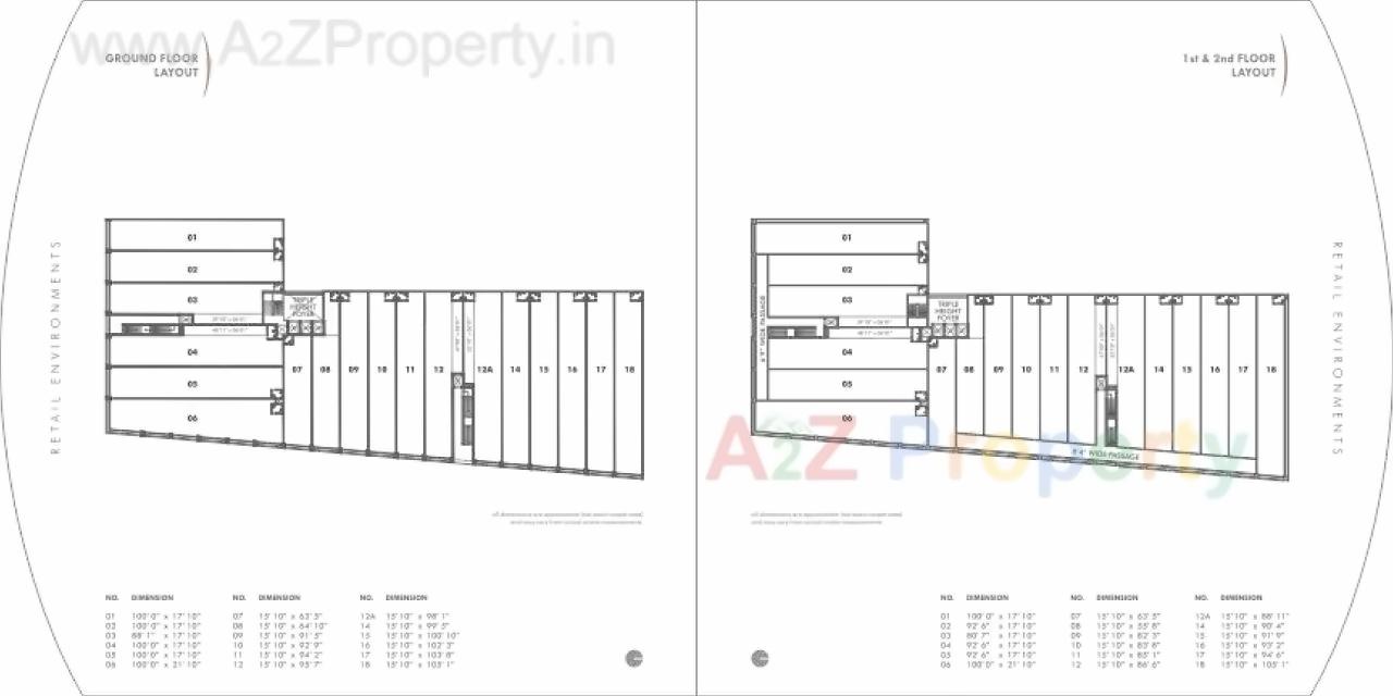 Layout of real estate project Orbit located at City, Ahmedabad, Gujarat