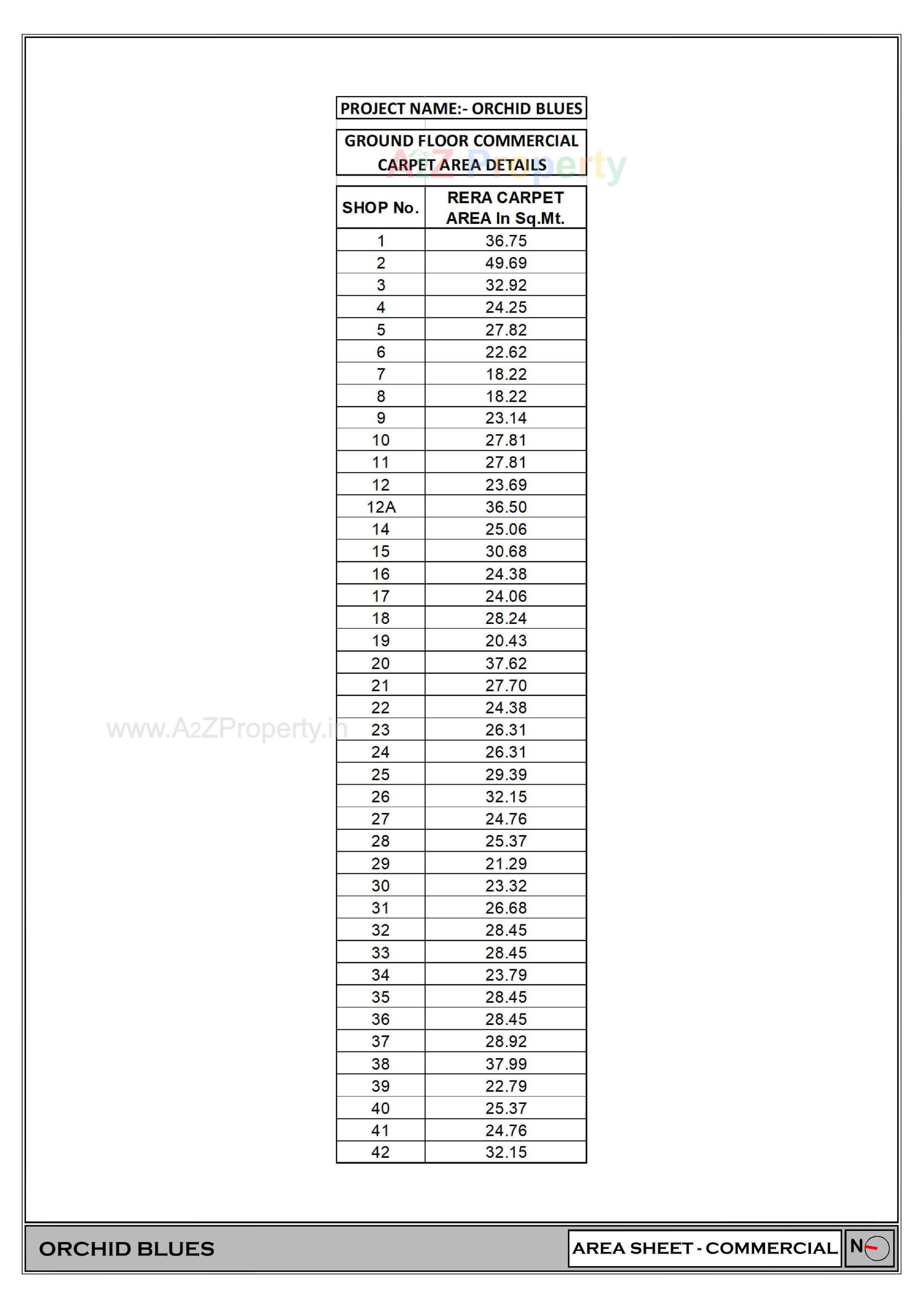  of real estate project Orchid Blues located at Sanathal, Ahmedabad, Gujarat