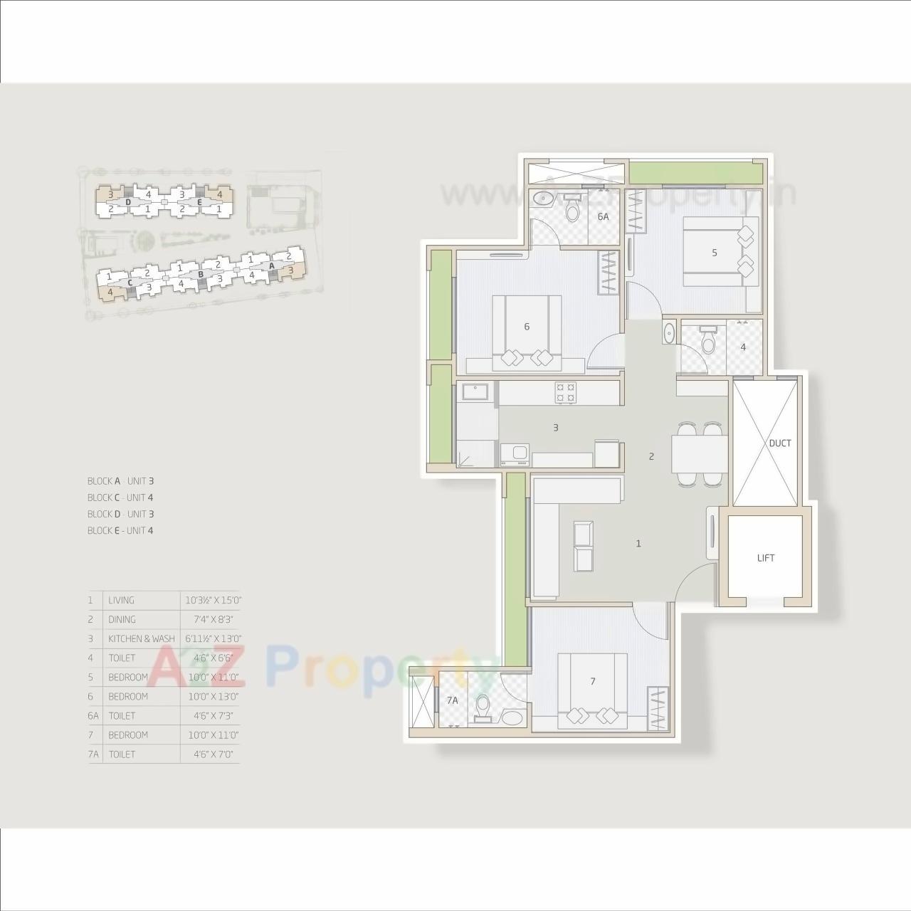 Layout of real estate project Orchid Divine located at Ahmedabad, Ahmedabad, Gujarat