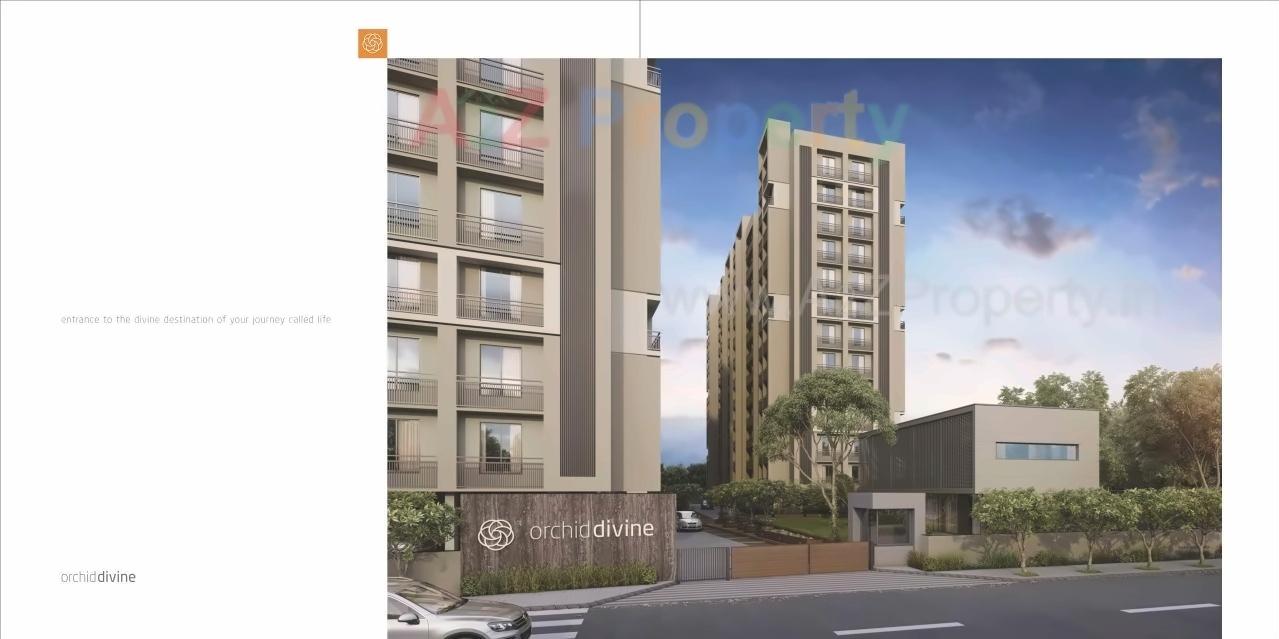 3D Elevation of real estate project Orchid Divine located at Ahmedabad, Ahmedabad, Gujarat