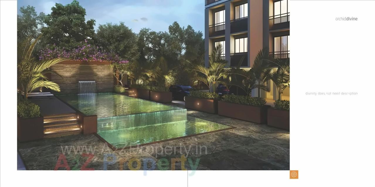 3D Elevation of real estate project Orchid Divine located at Ahmedabad, Ahmedabad, Gujarat