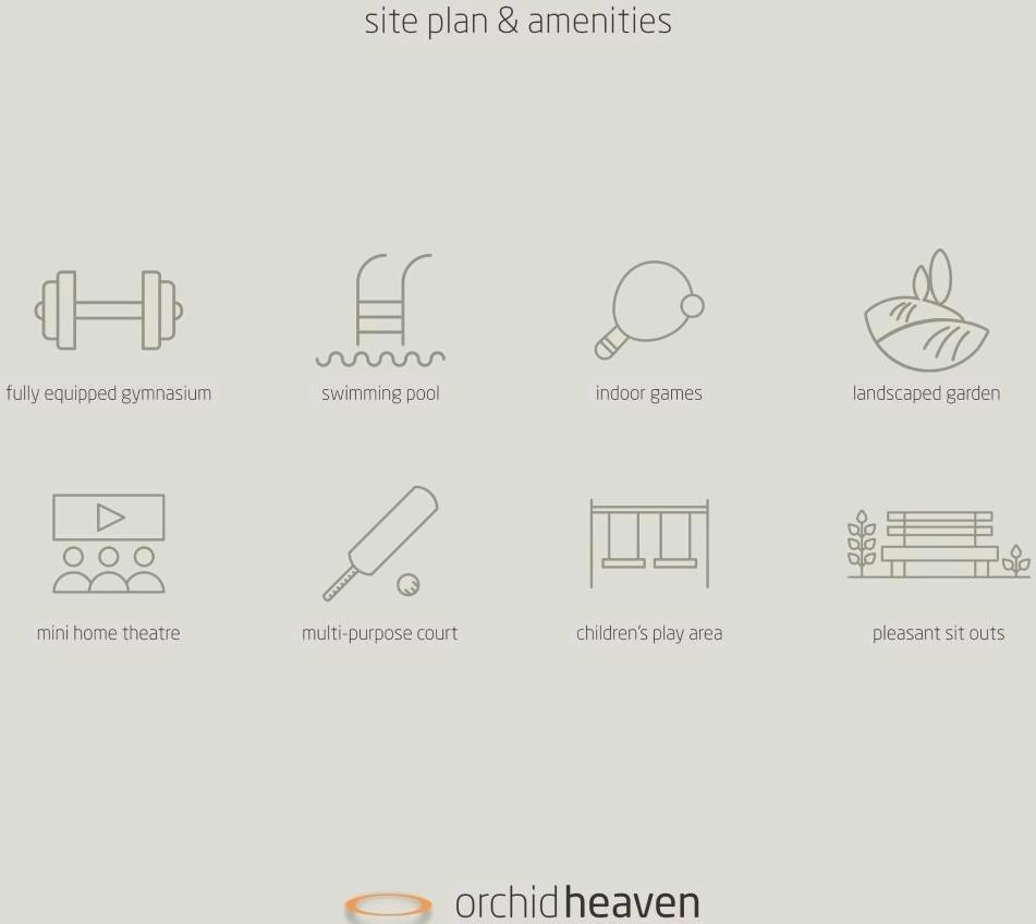 Amenities of Orchid Heaven