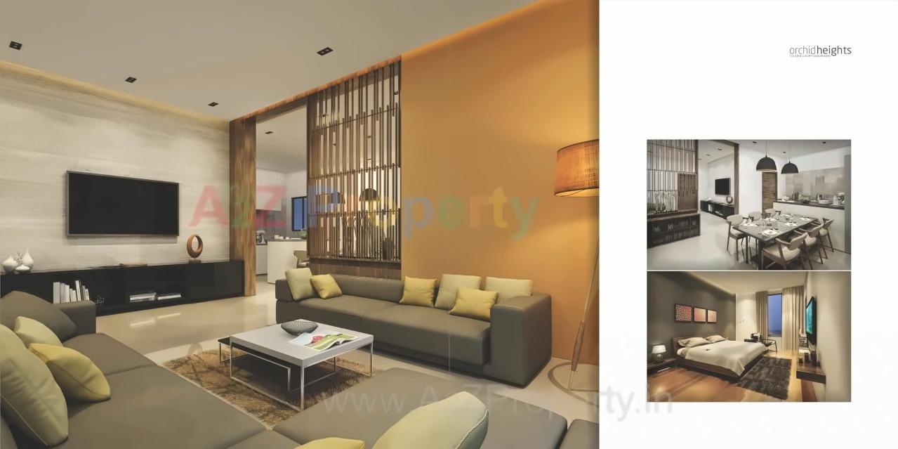 3D Elevation of real estate project Orchid Heights located at City, Ahmedabad, Gujarat