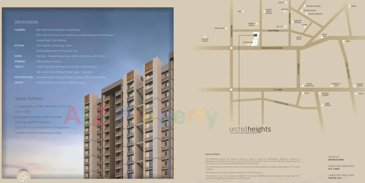  of real estate project Orchid Heights located at City, Ahmedabad, Gujarat