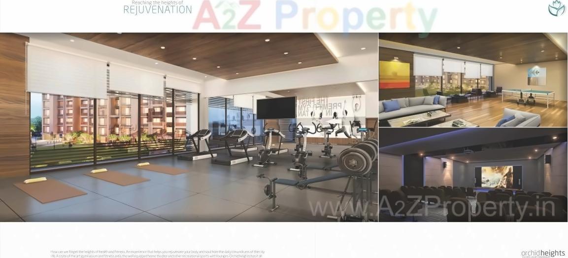 3D Elevation of real estate project Orchid Heights located at City, Ahmedabad, Gujarat