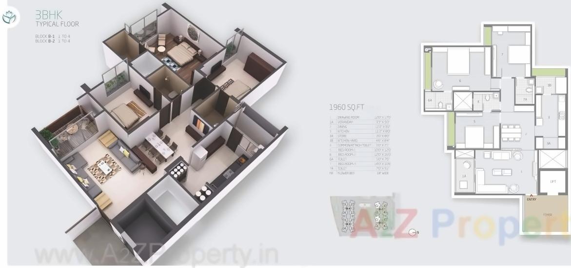 Layout of real estate project Orchid Heights located at City, Ahmedabad, Gujarat