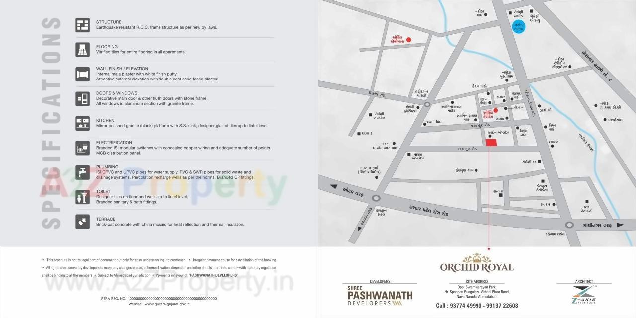  of real estate project Orchid Royal located at Naroda, Ahmedabad, Gujarat