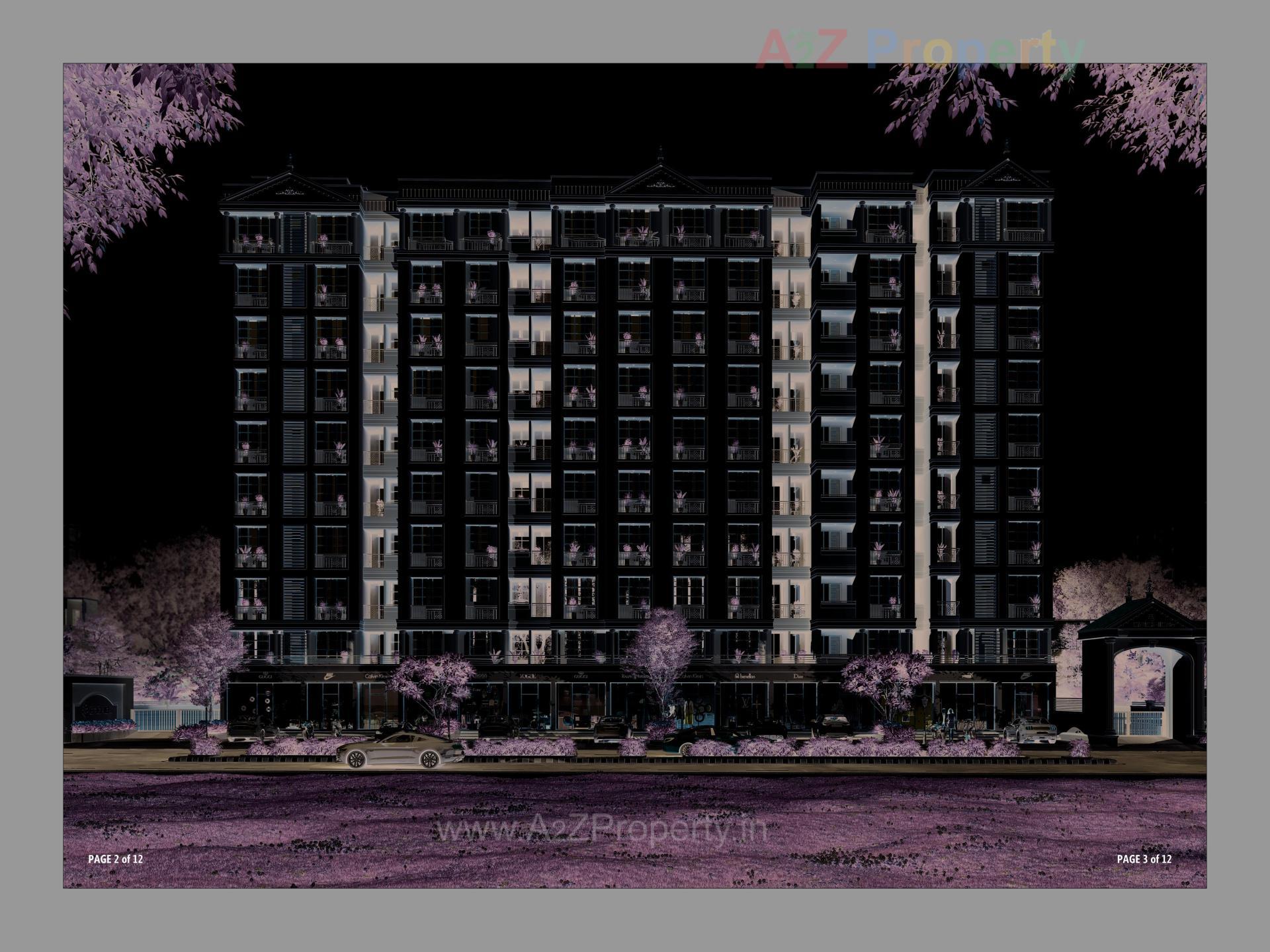 3D Elevation of real estate project Orchid Sky located at Ahmedabad, Ahmedabad, Gujarat