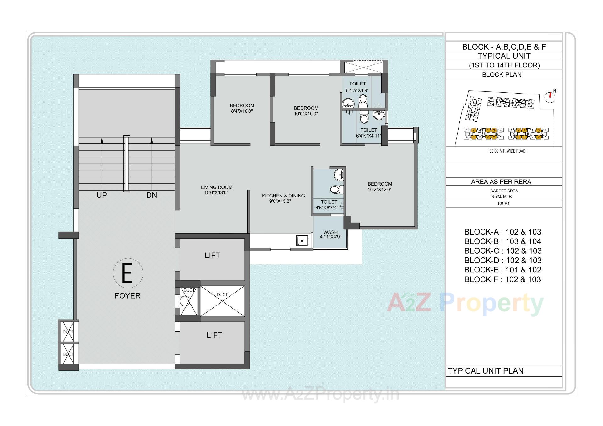 Layout of real estate project Orchid Valley located at Shela, Ahmedabad, Gujarat
