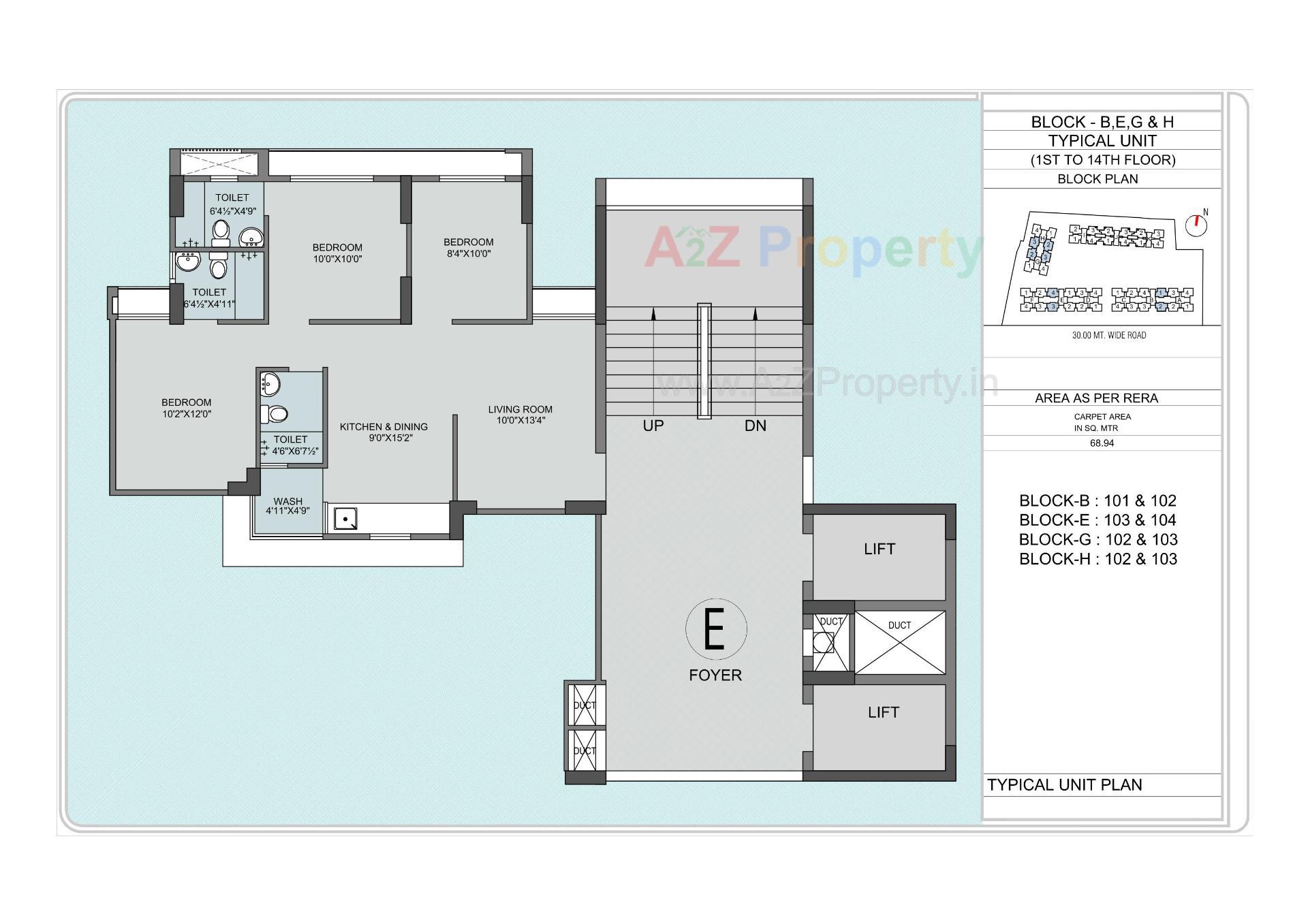 Layout of real estate project Orchid Valley located at Shela, Ahmedabad, Gujarat