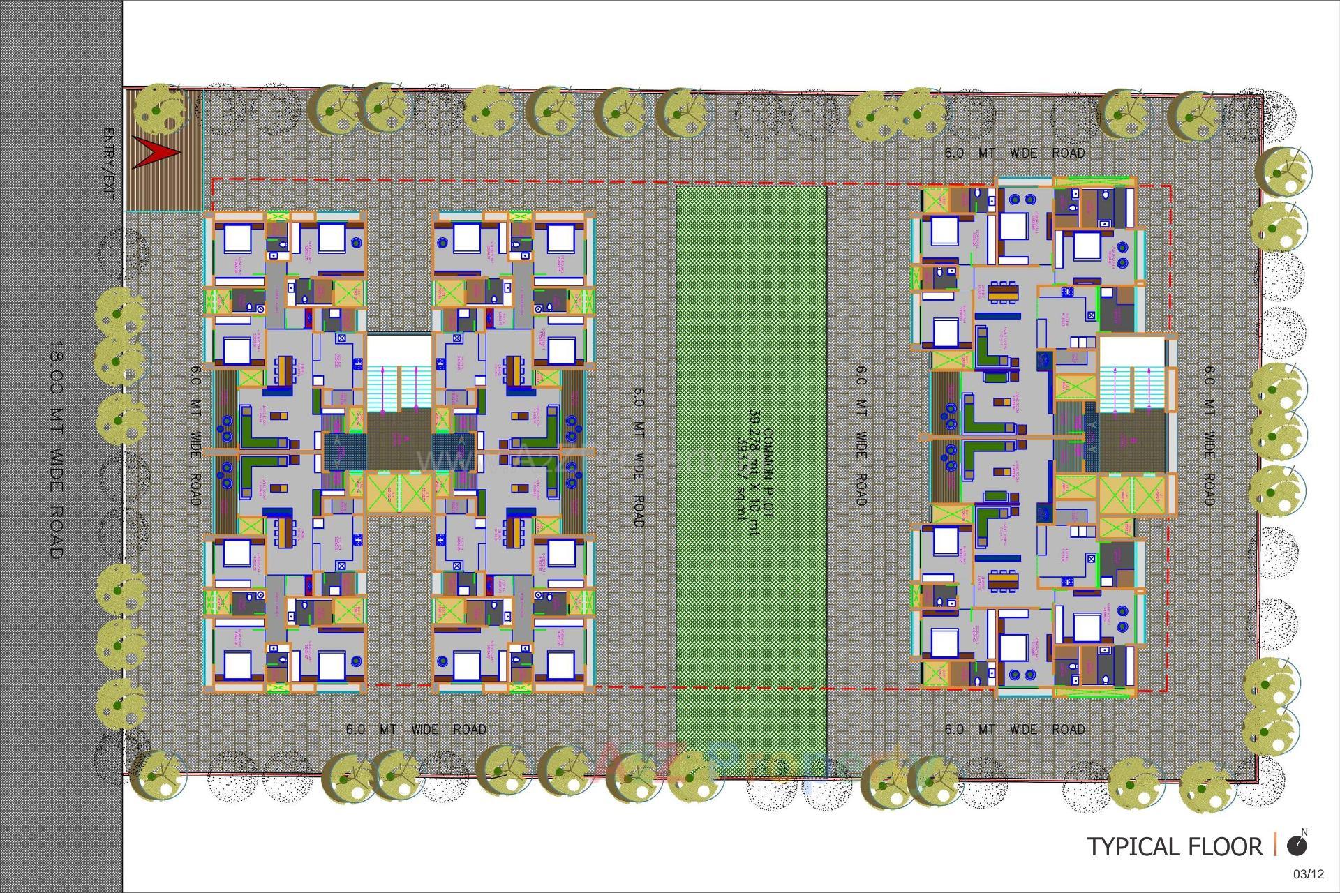 Layout of real estate project Oryn Armonia located at Hebatpur, Ahmedabad, Gujarat